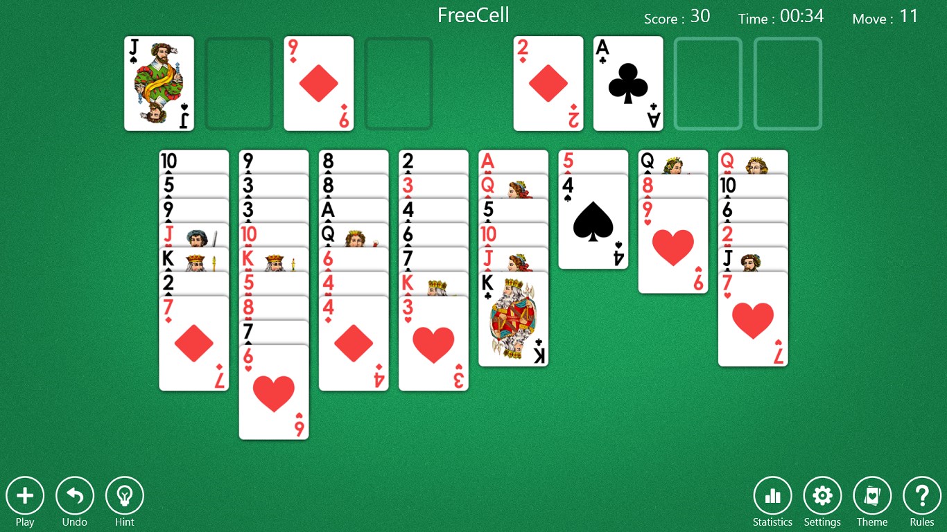 Aces FreeCell Solitaire