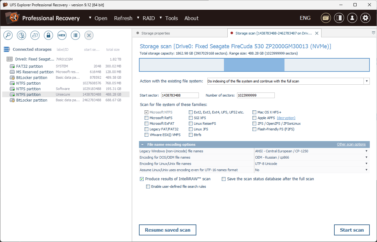 UFS Explorer Professional Recovery