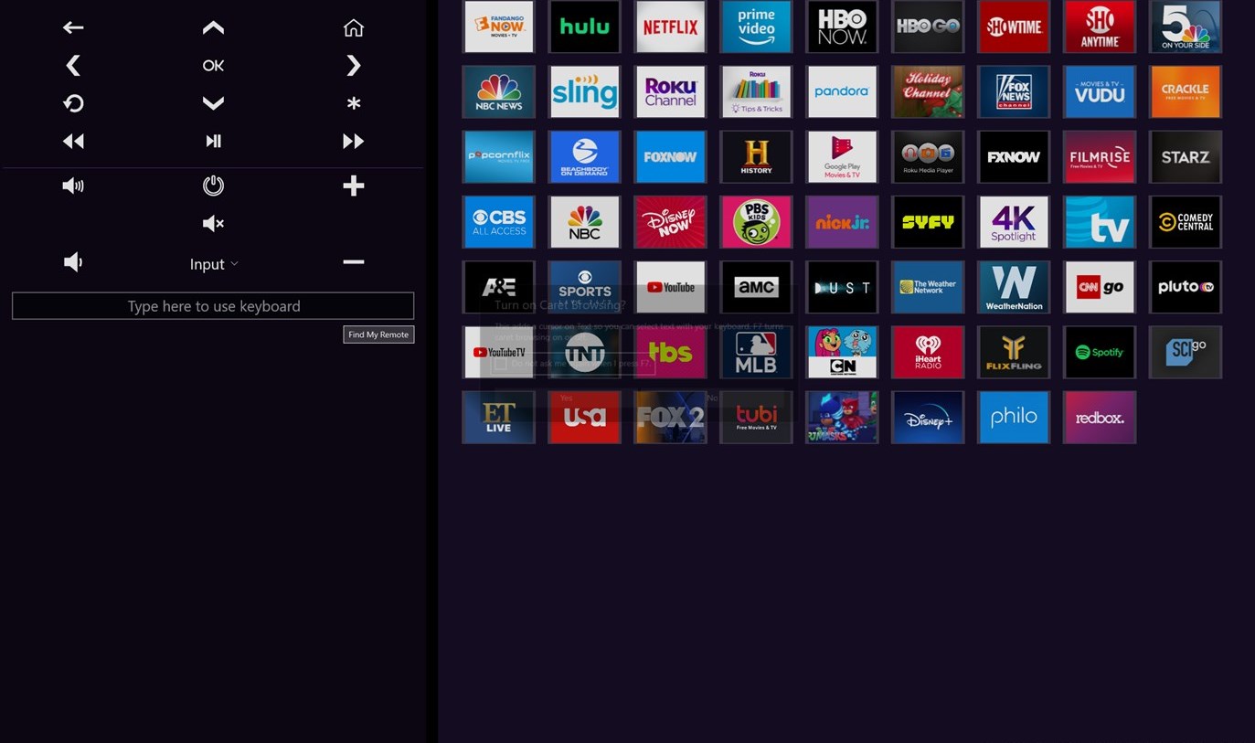 Remote control for RK