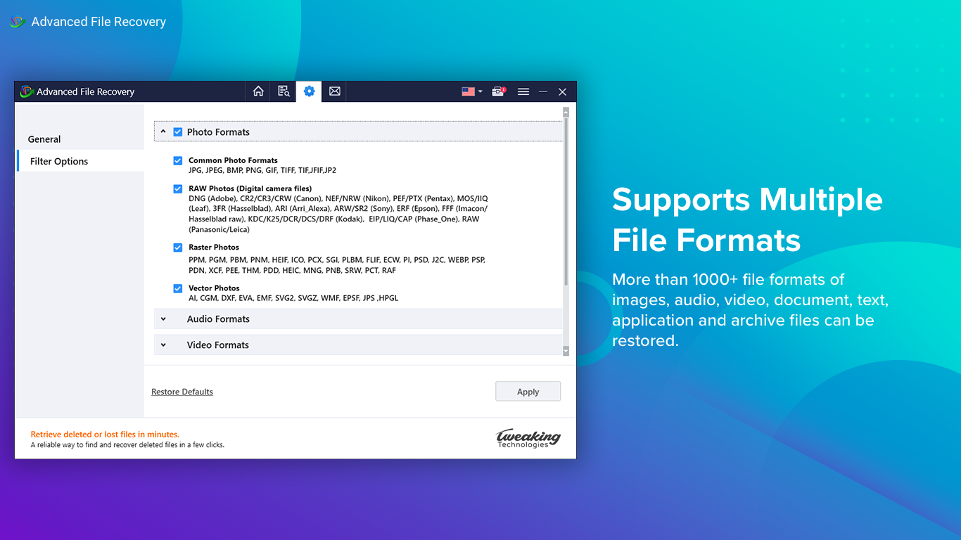 Advanced File Recovery