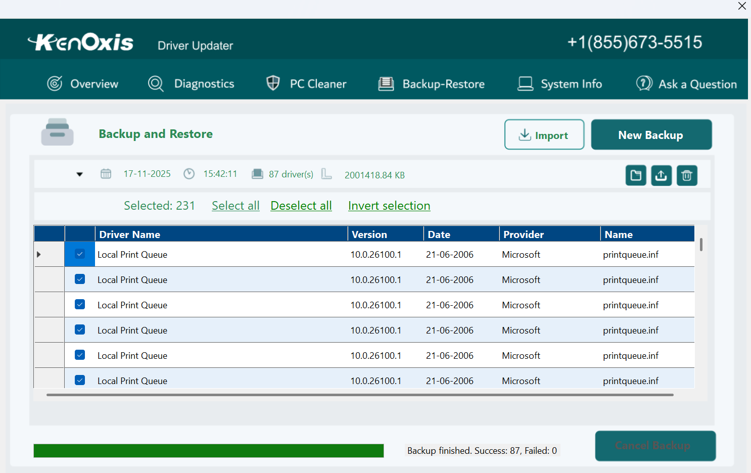 kenoxis driver updater