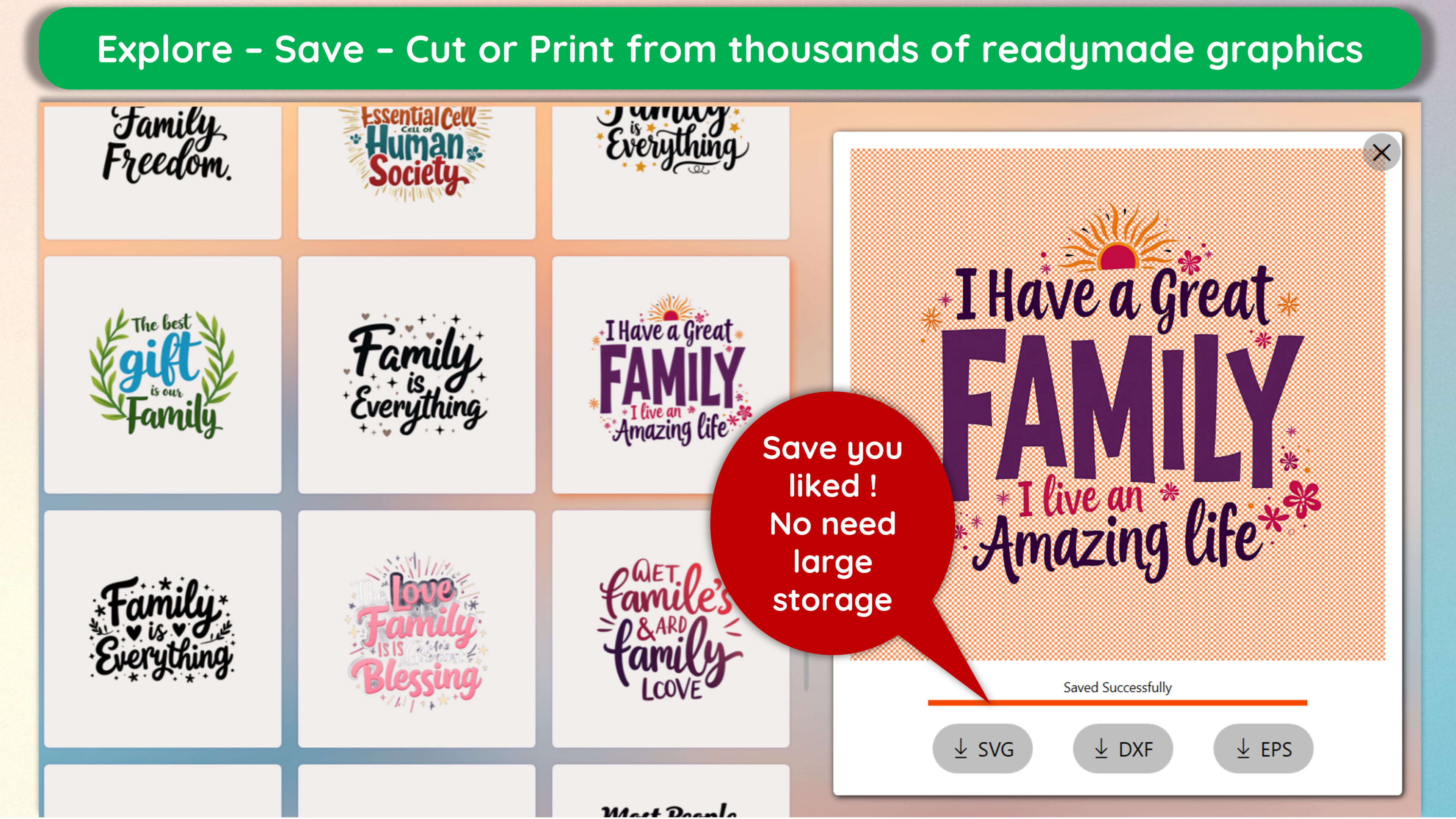 Design SVG Space Projects: Maker & Print, Cut