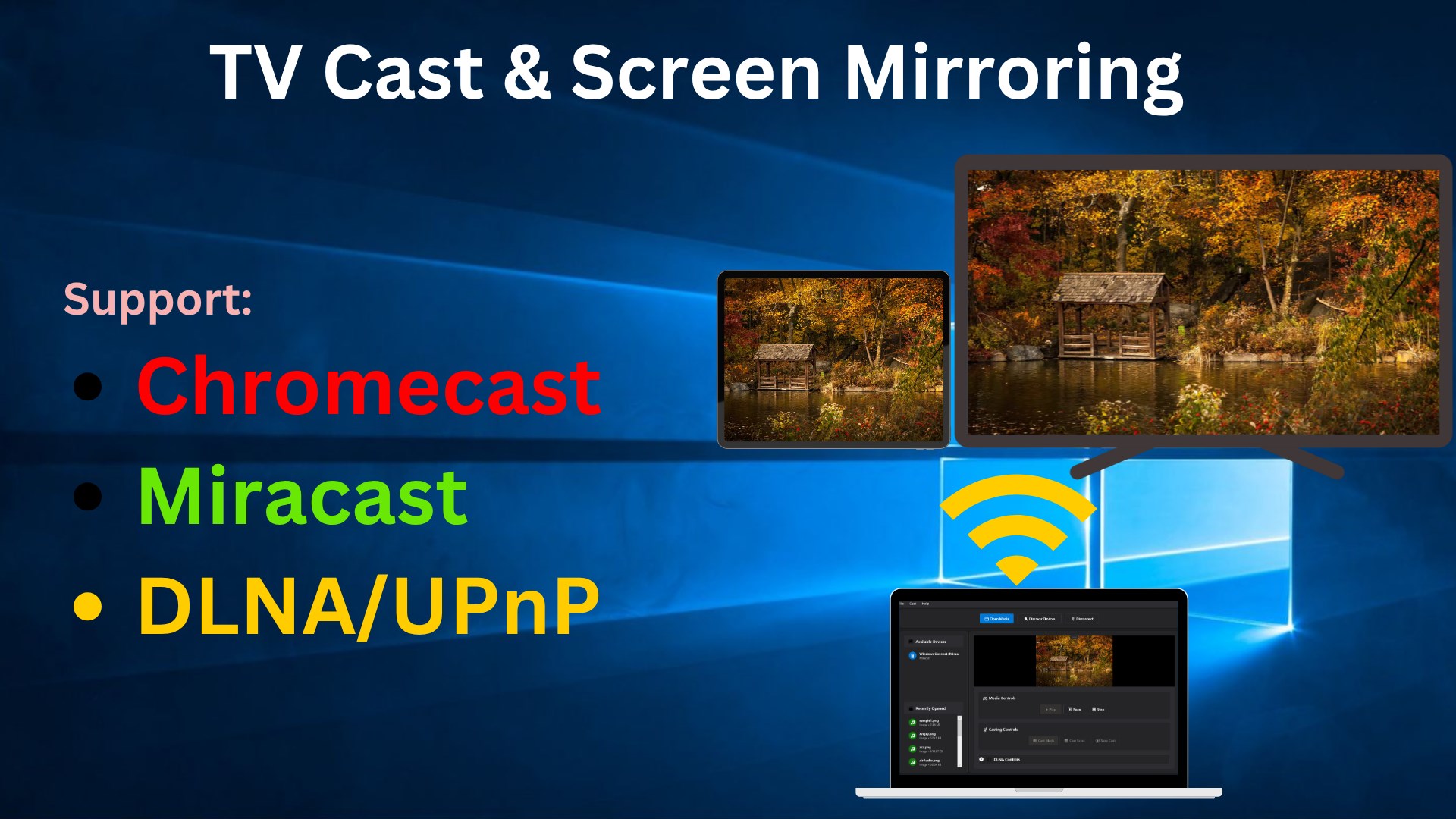 Screen Mirroring - Cast to TV