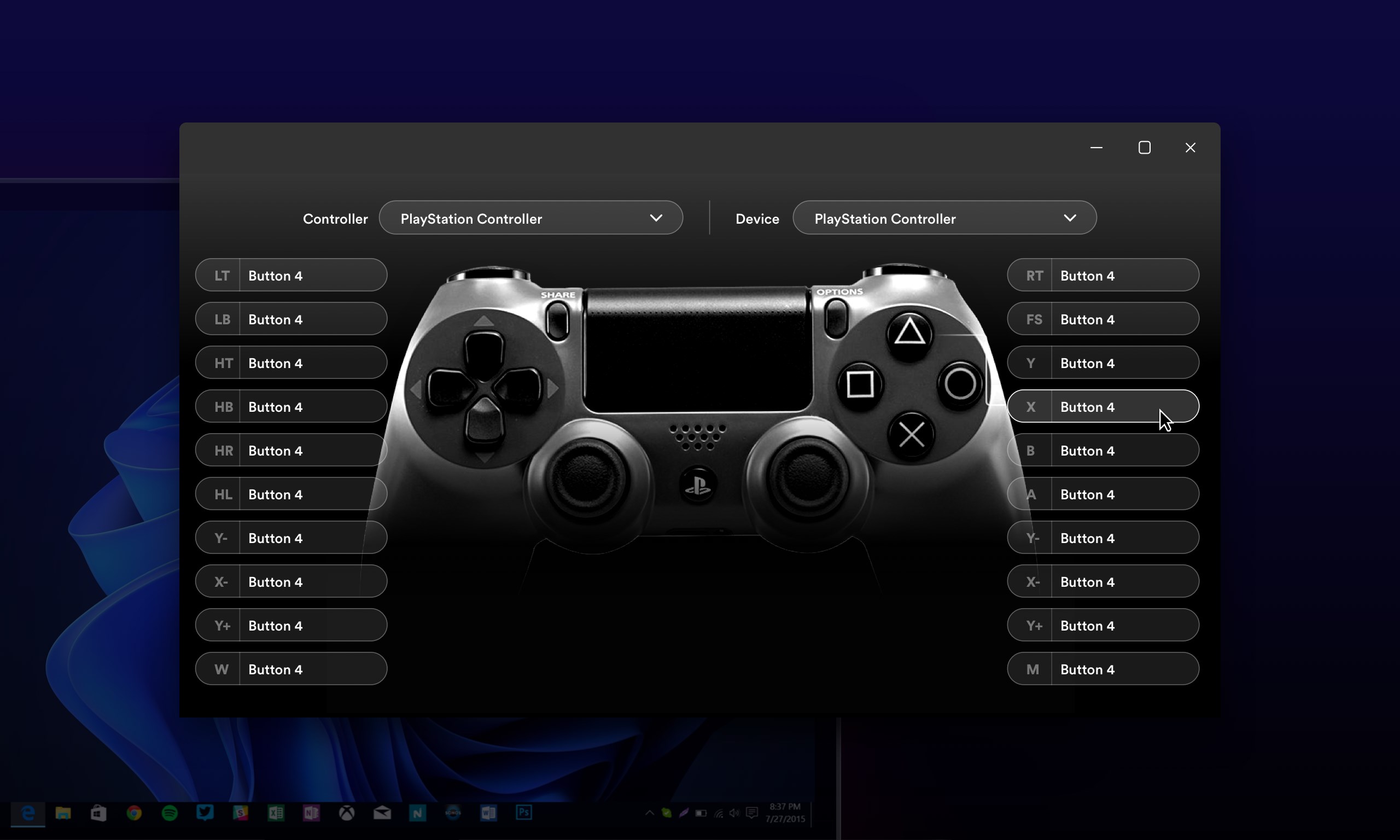 DualShock Controller Mapper