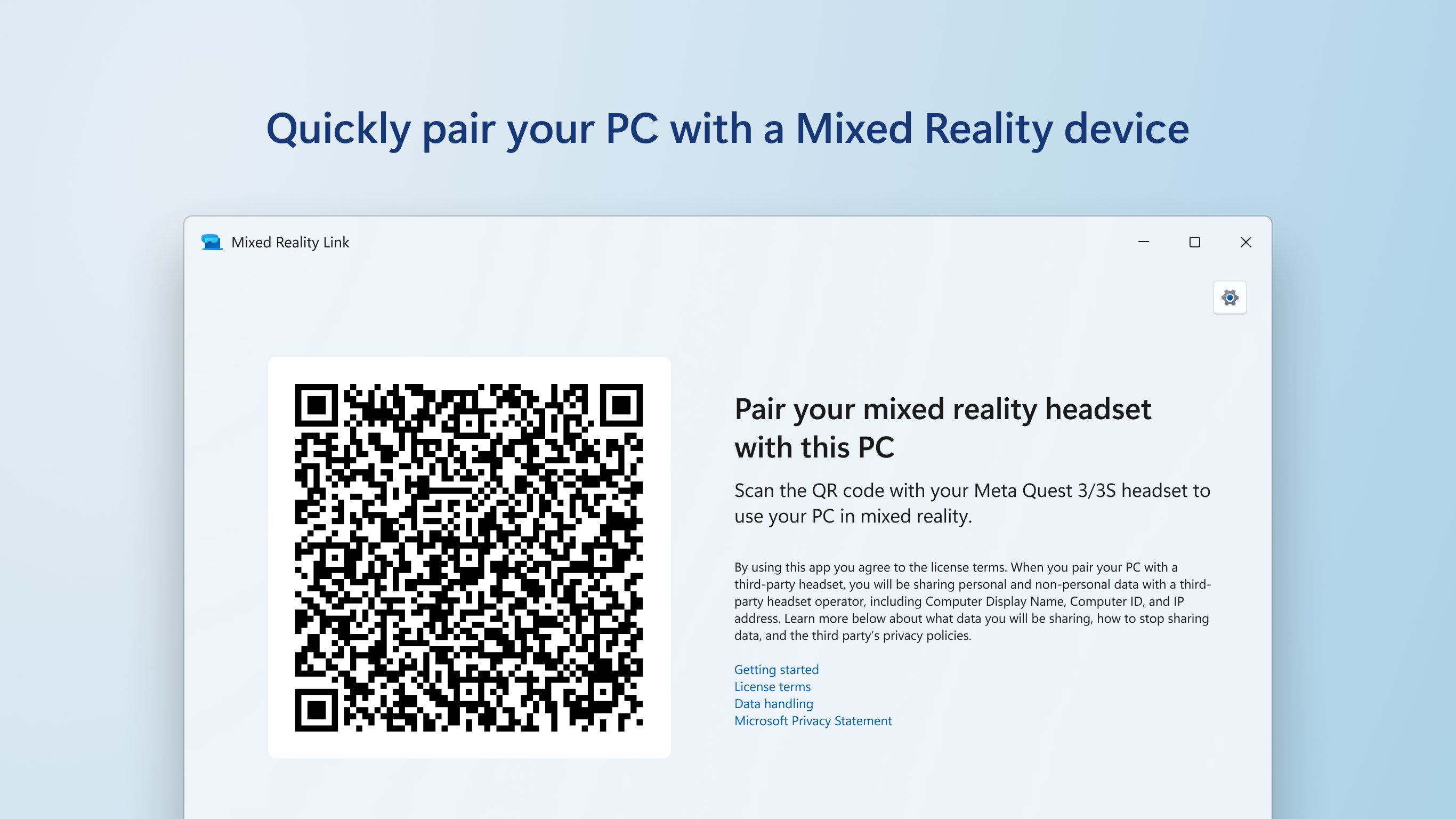 Mixed Reality Link