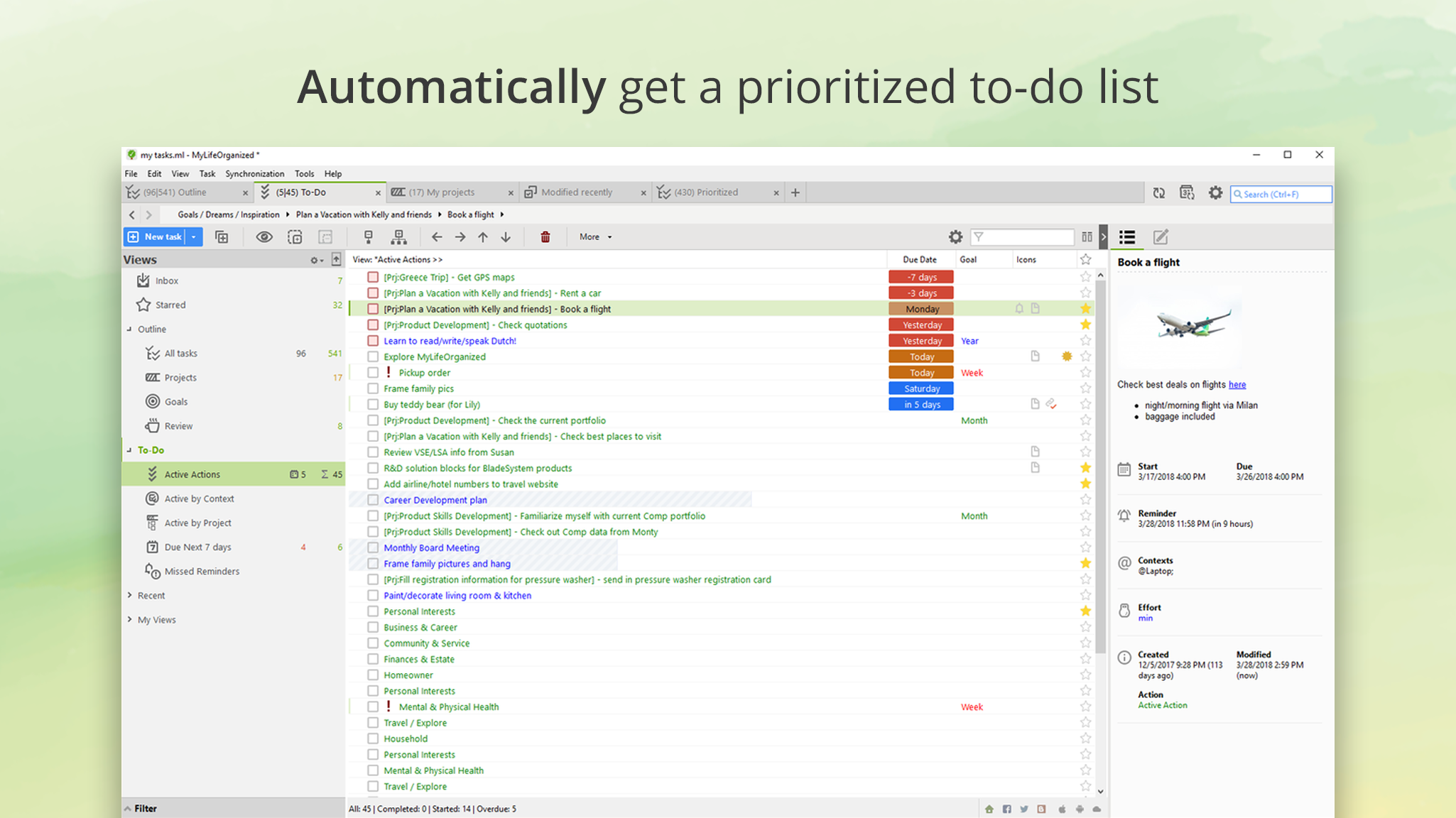 MyLifeOrganized - To-Do List