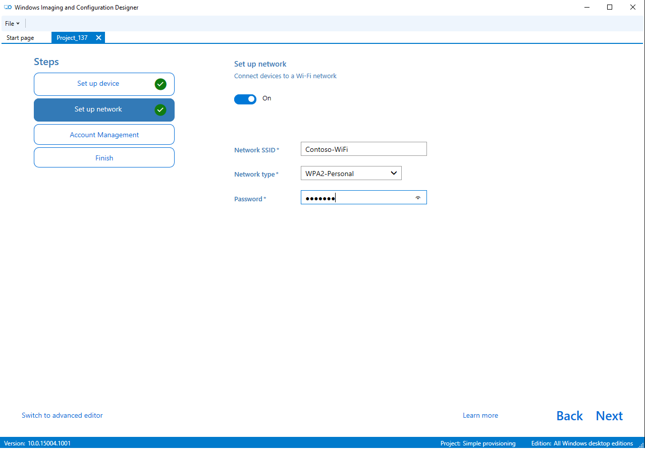 Windows Configuration Designer