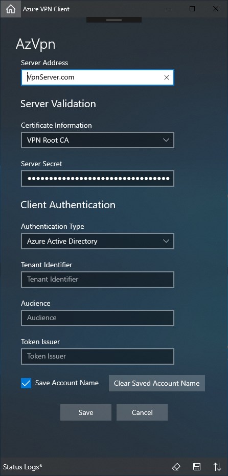 Azure VPN Client