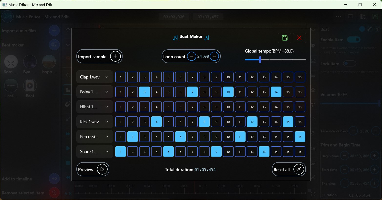 Music Editor - Mix and Edit