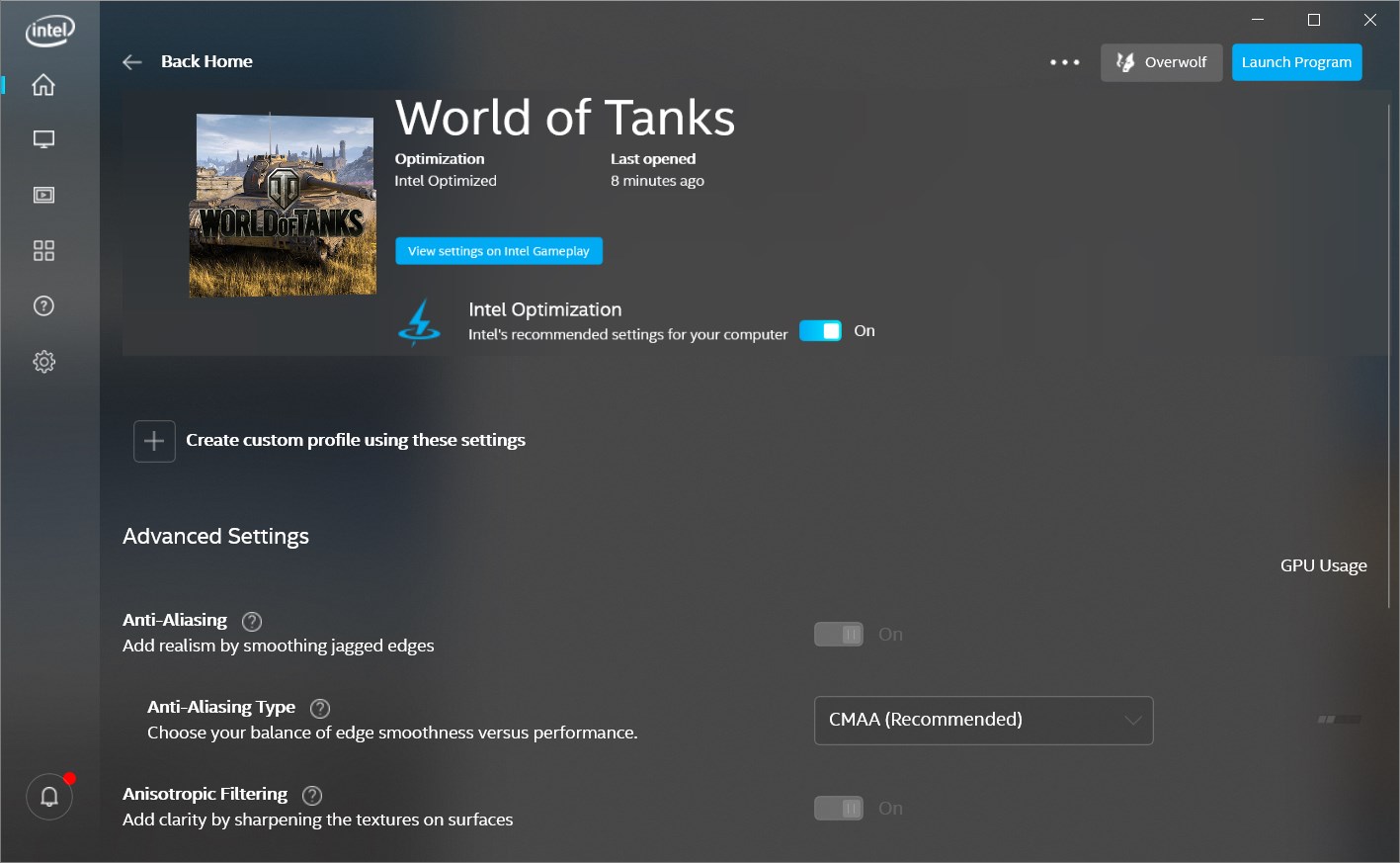 Intel® Graphics Command Center (Beta)