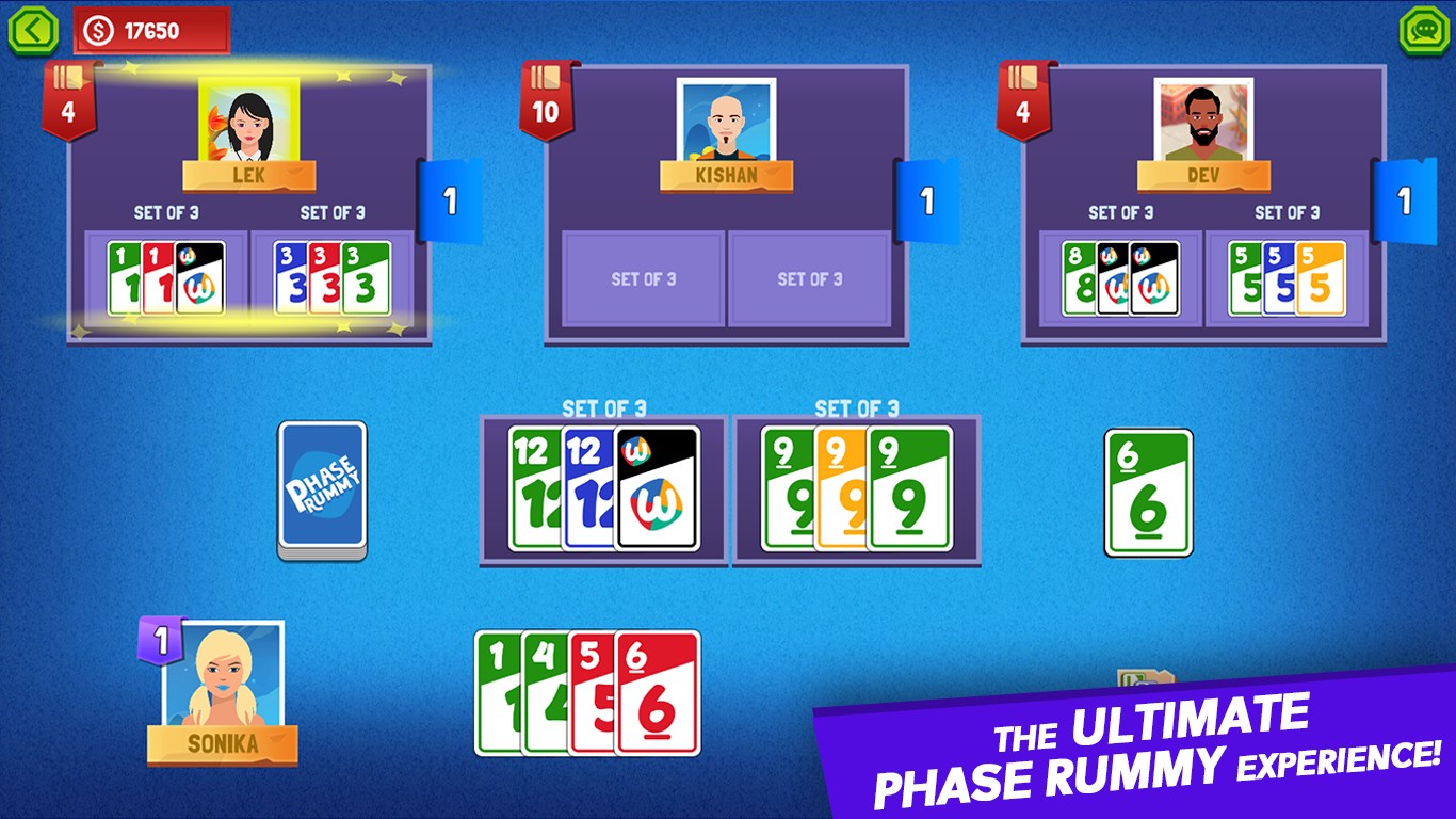 Phase Rummy: Card Game