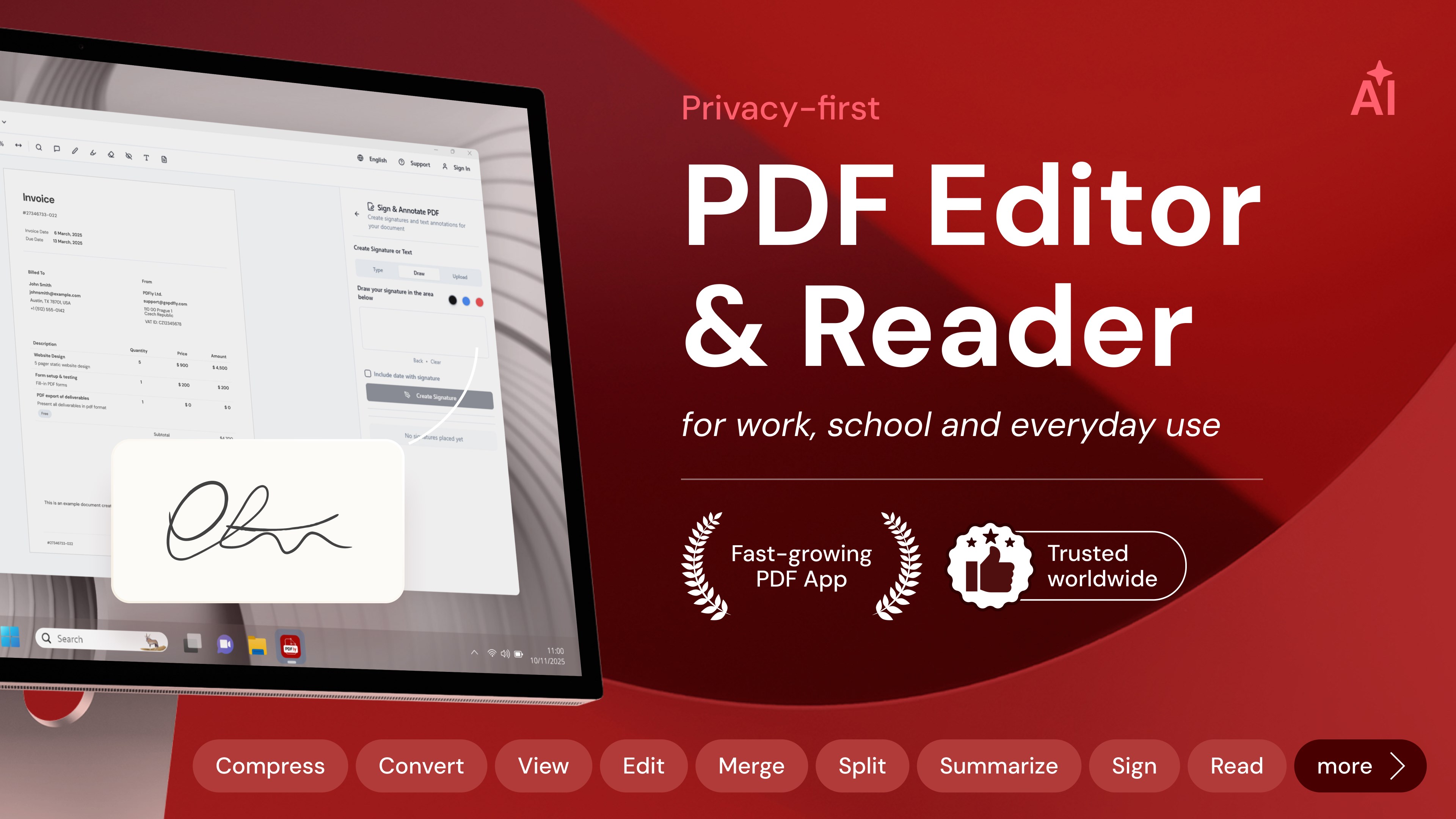PDF Reader, Editor & Converter – PDFly