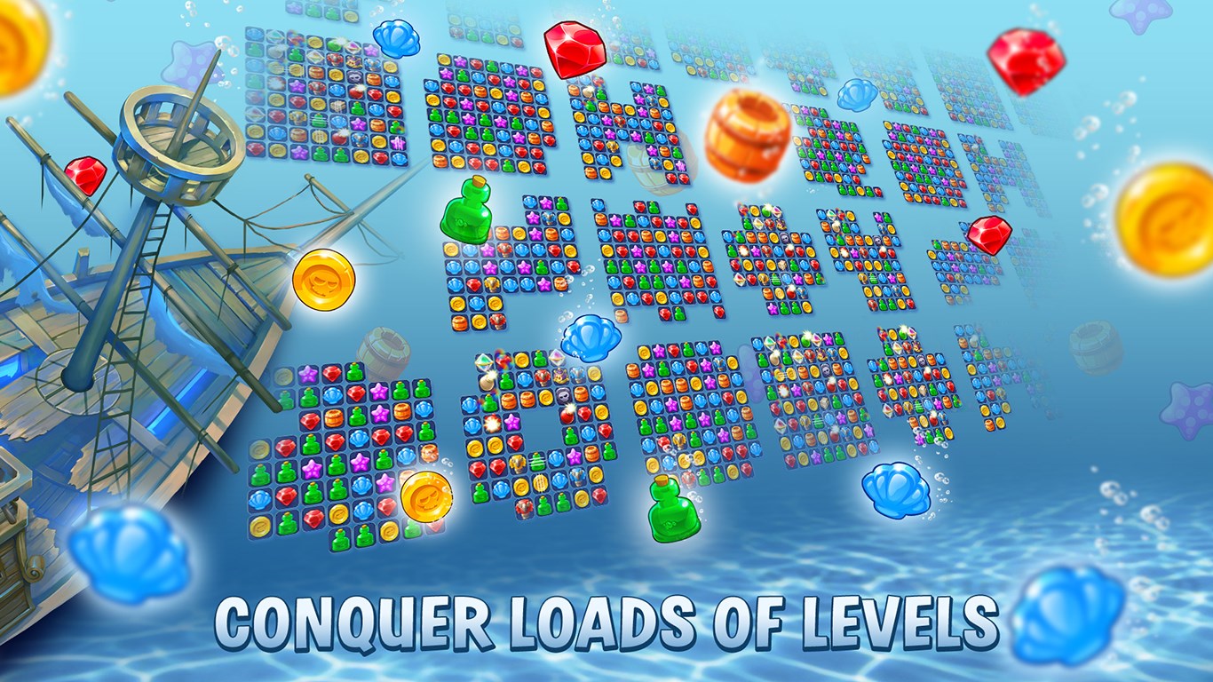 Pirates & Pearls: Match, build & design