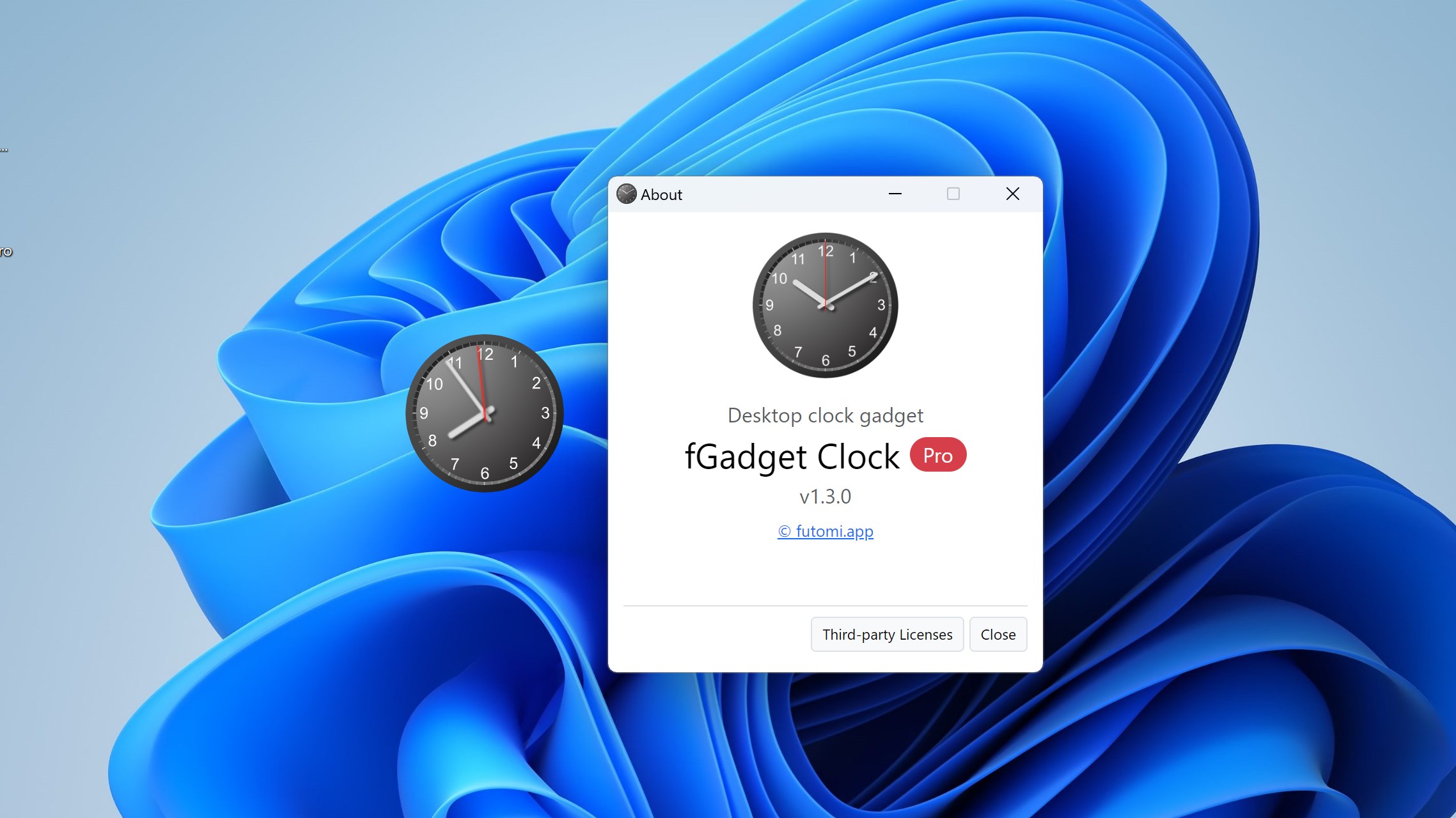 fGadget Clock Pro