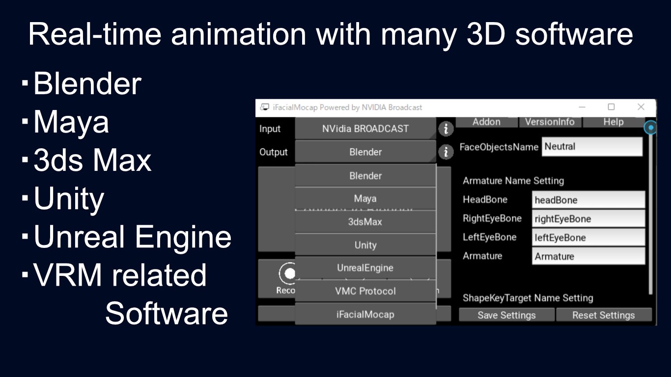 iFacialMocap Powered by NVIDIA Broadcast