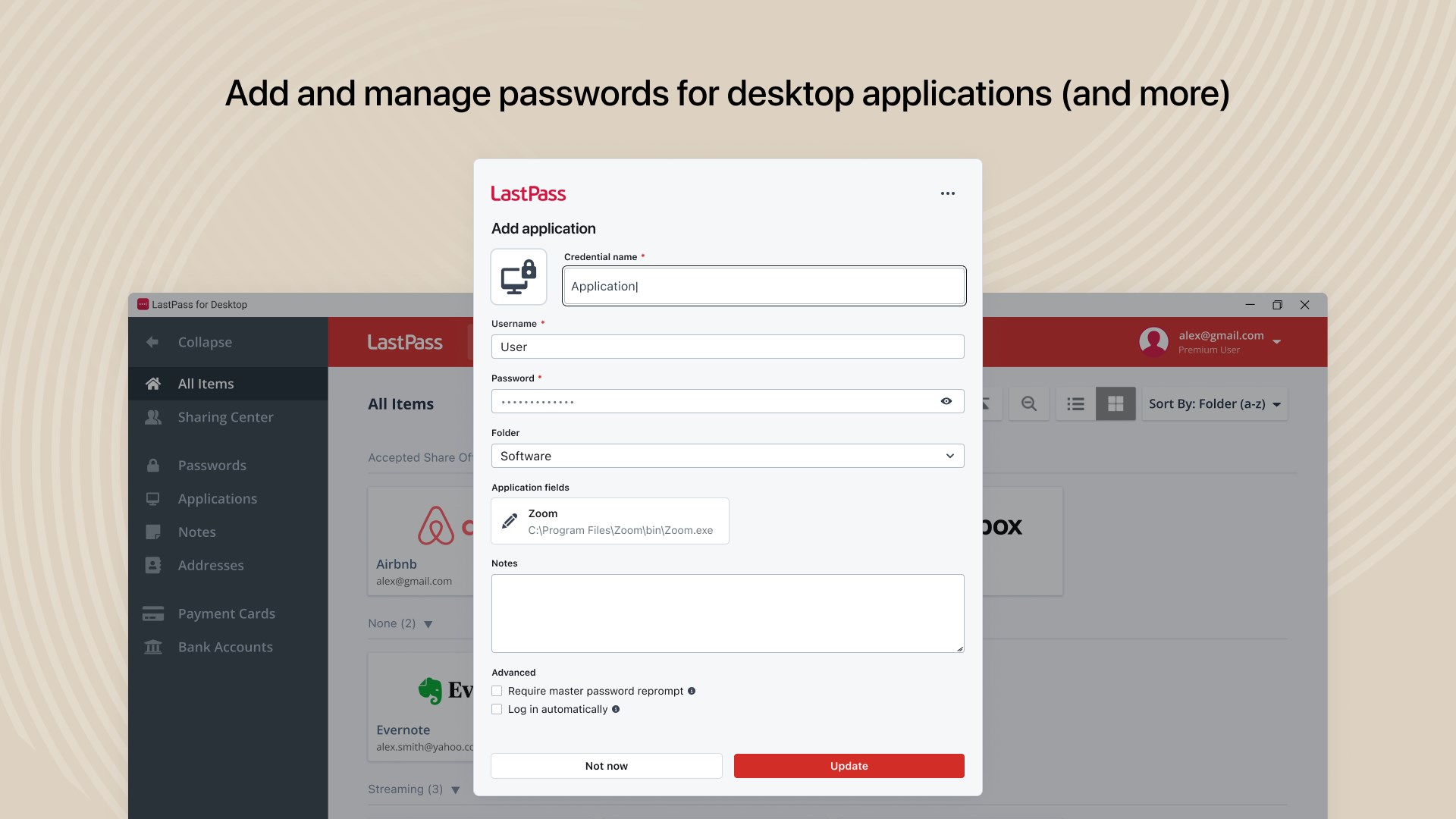 LastPass for Desktop