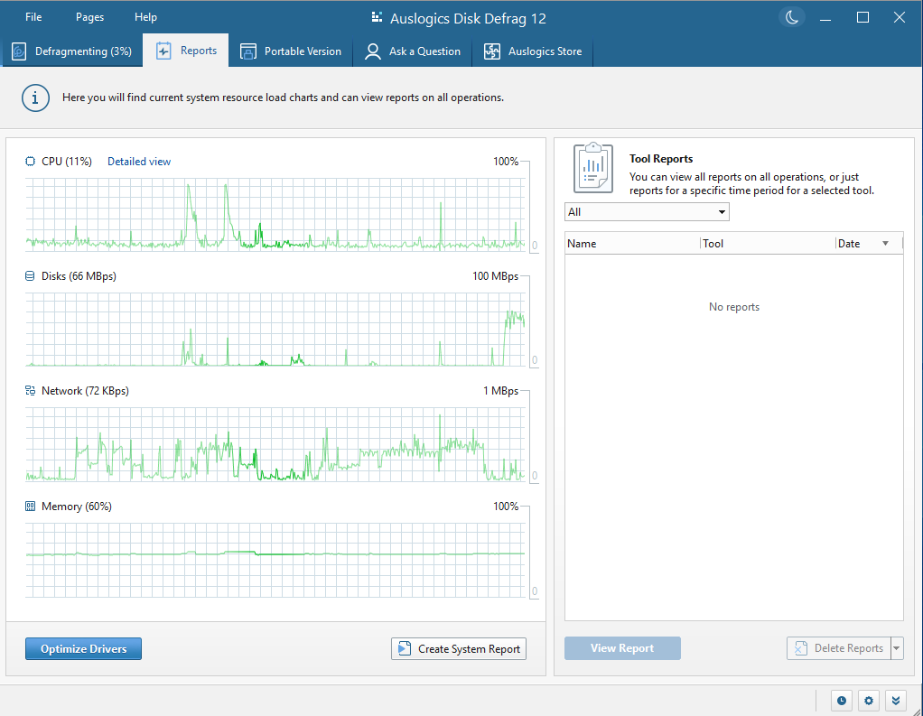 Auslogics Disk Defrag