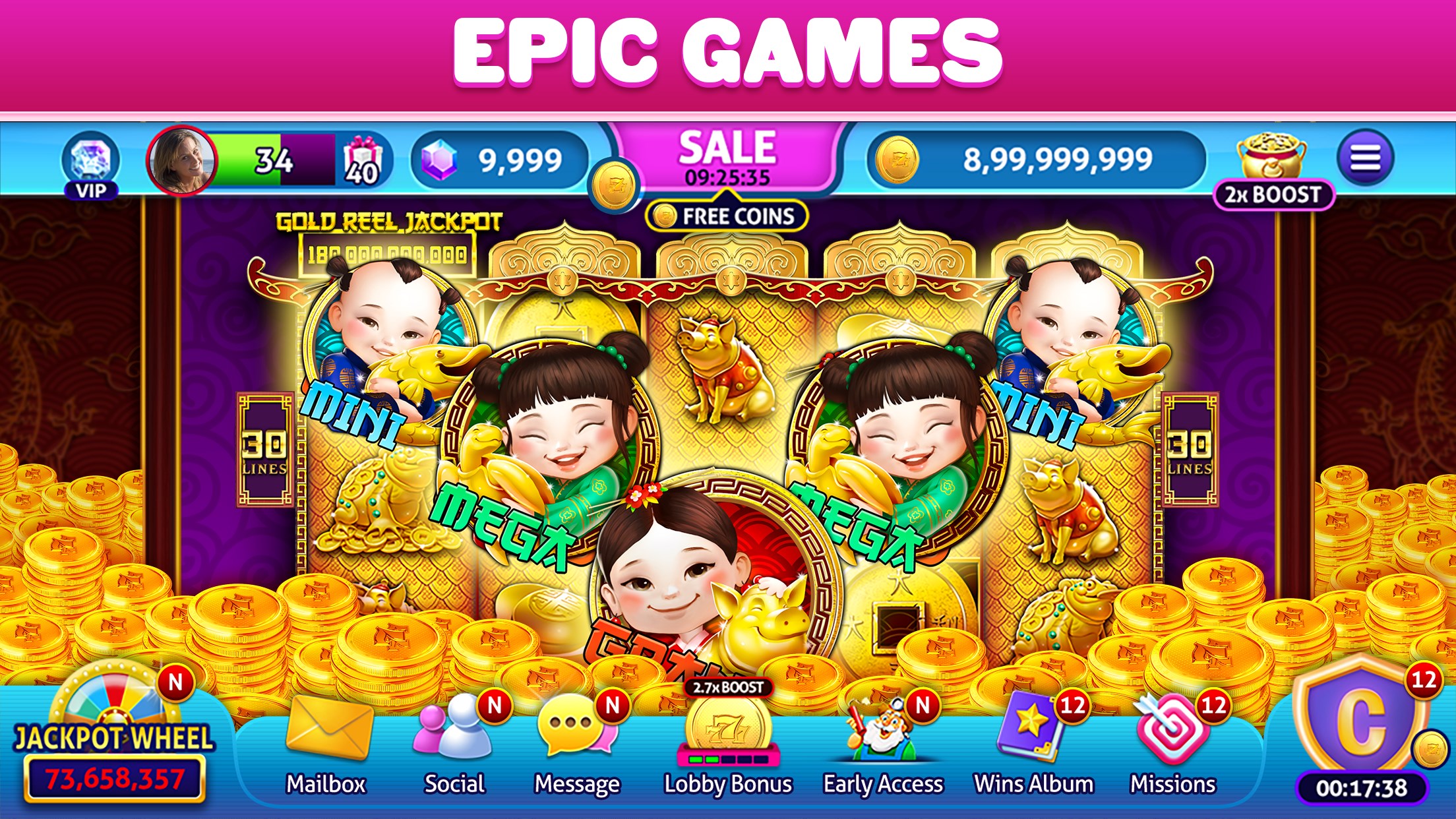 Jackpot Madness Slots - Casino Games