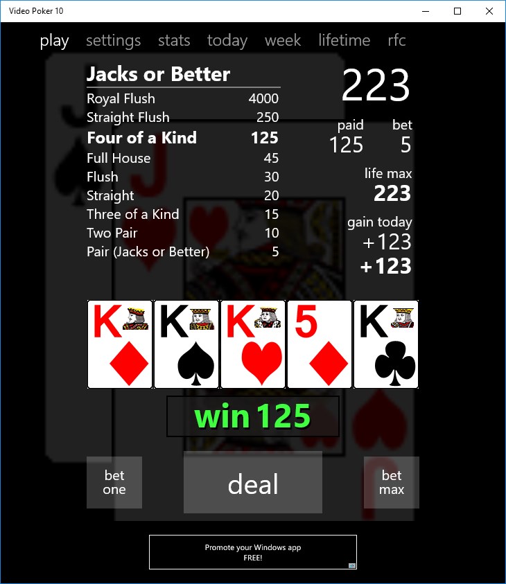 Video Poker 10
