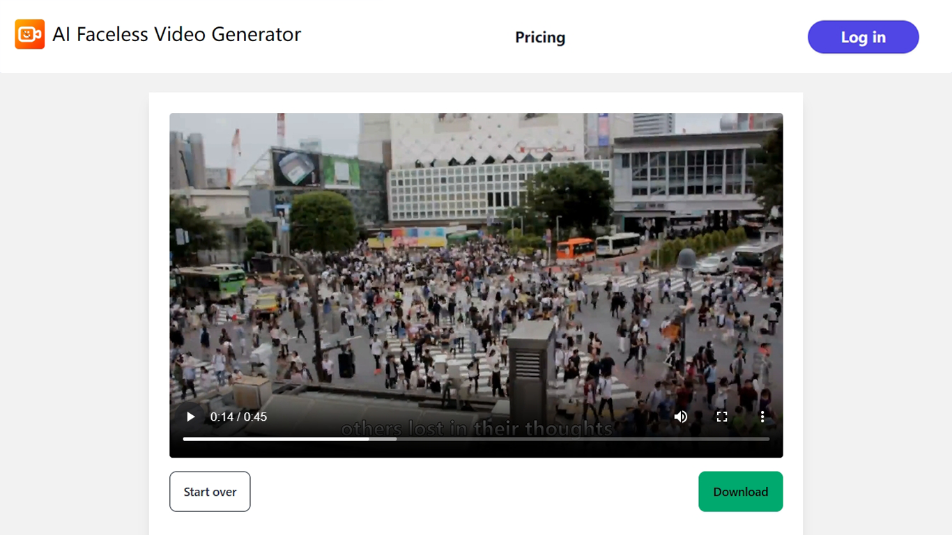 AI Faceless Video Generator