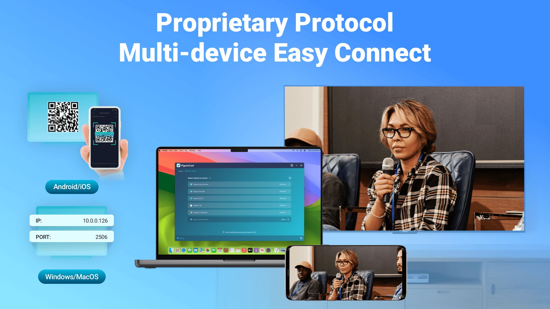PigeonCast - FREE Cast via AirPlay/Google Cast