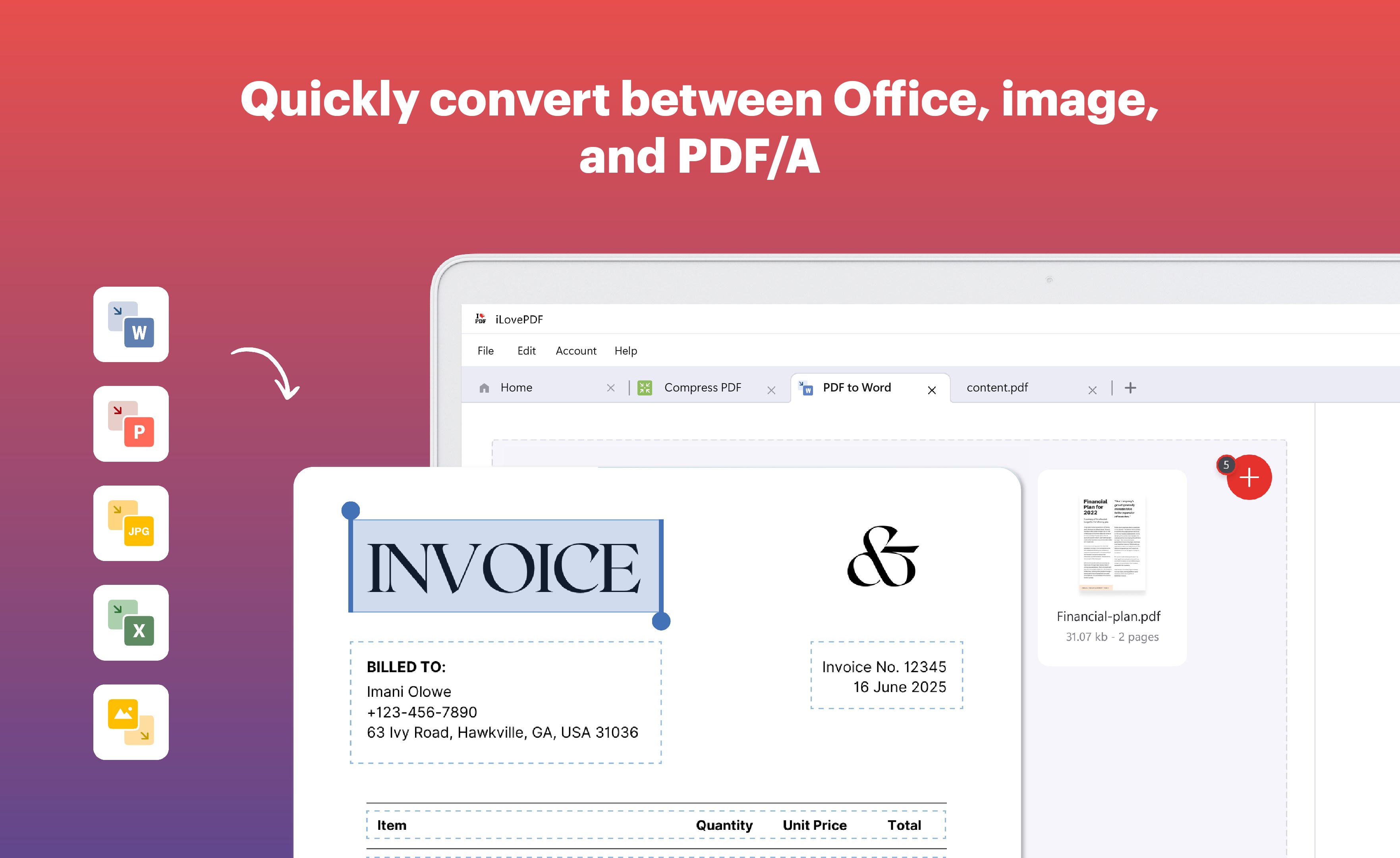 iLovePDF: PDF Reader and Editor