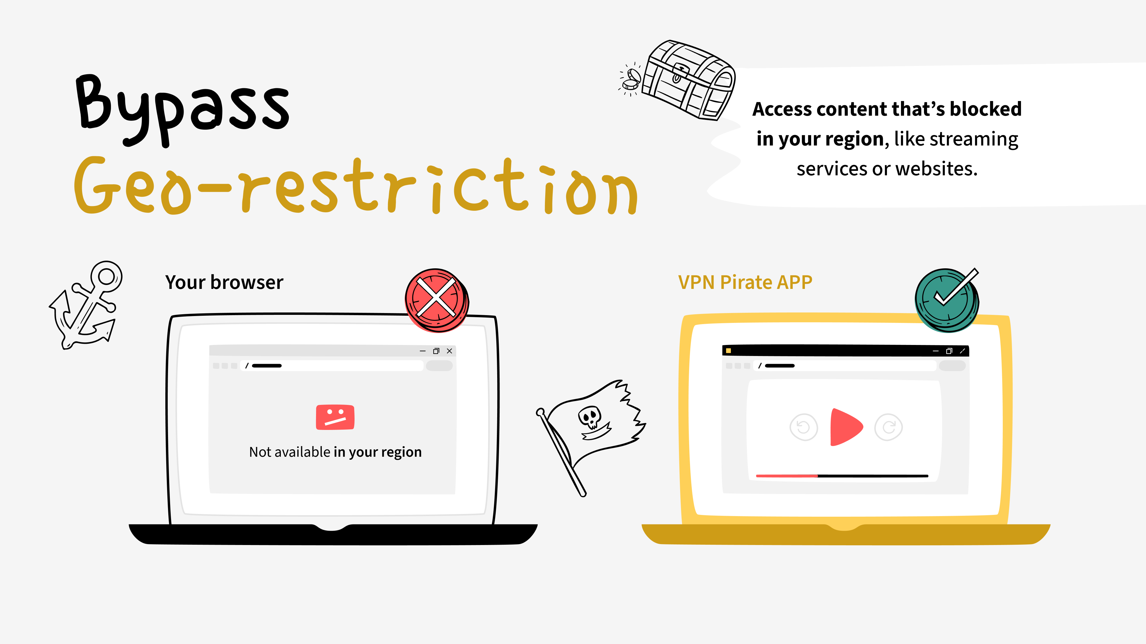 VPN Pirate: Free VPN Proxy