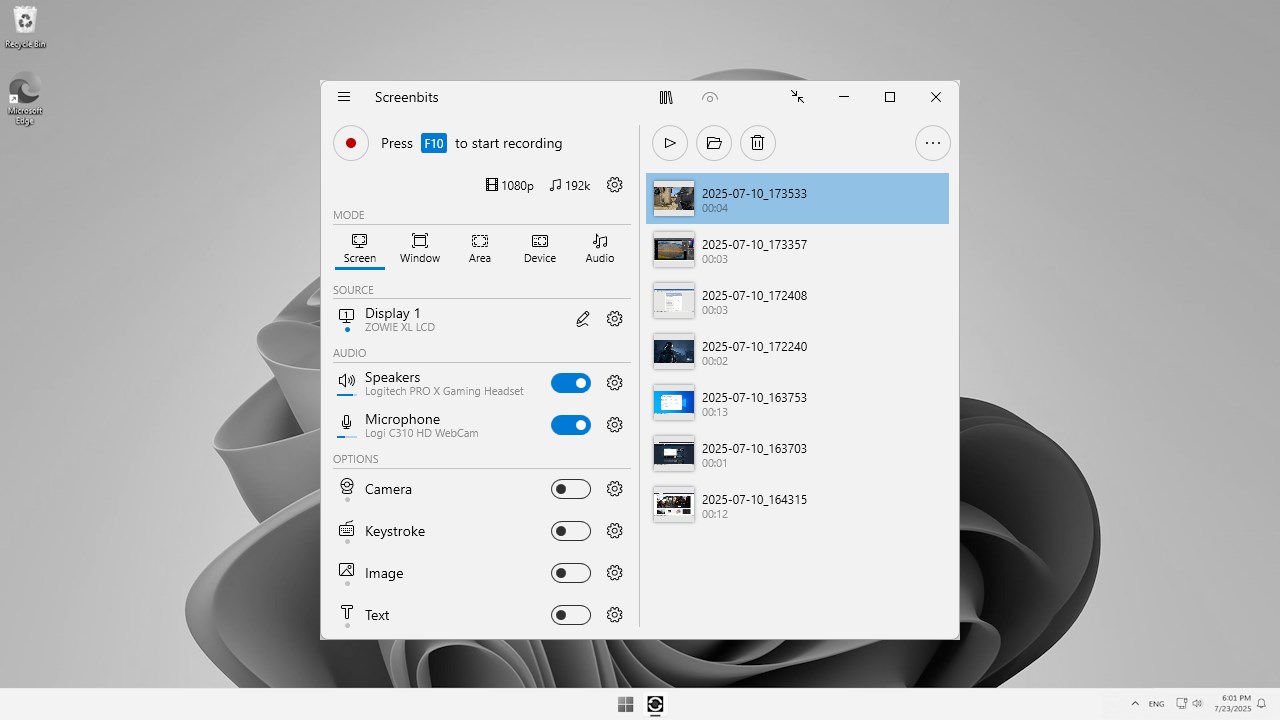 Screenbits - Screen Recorder