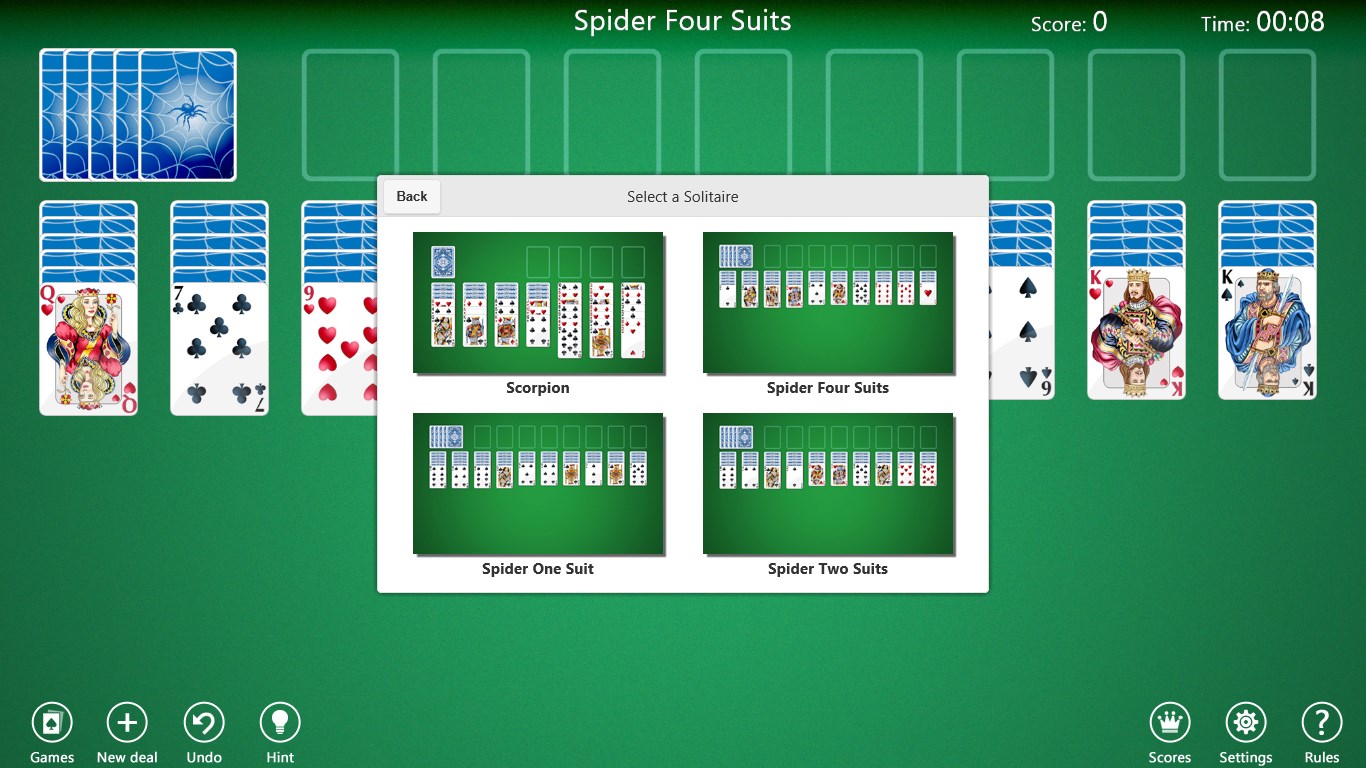 Spider Solitaire Collection Free