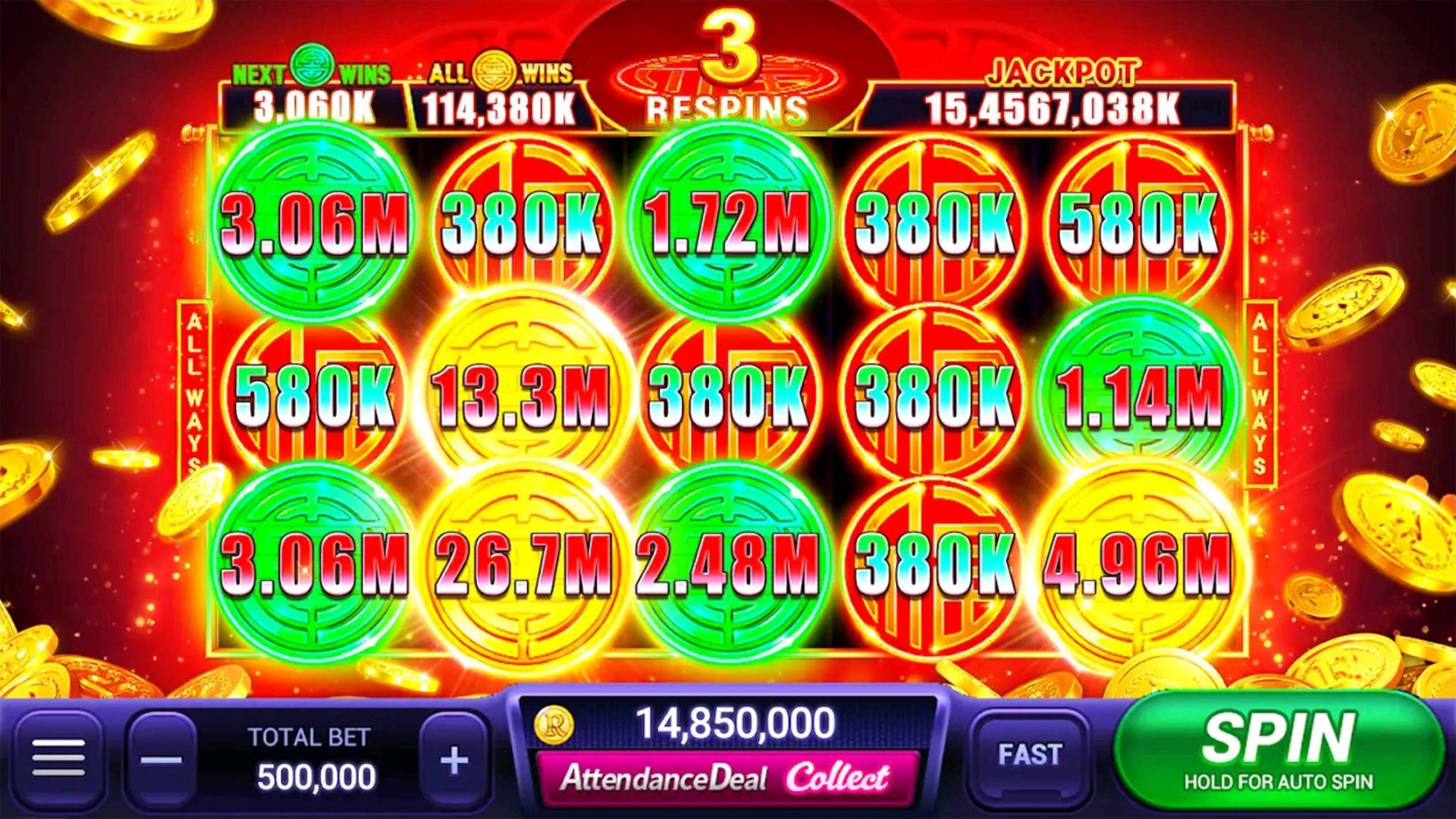 Rock N' Cash Vegas Slot Casino