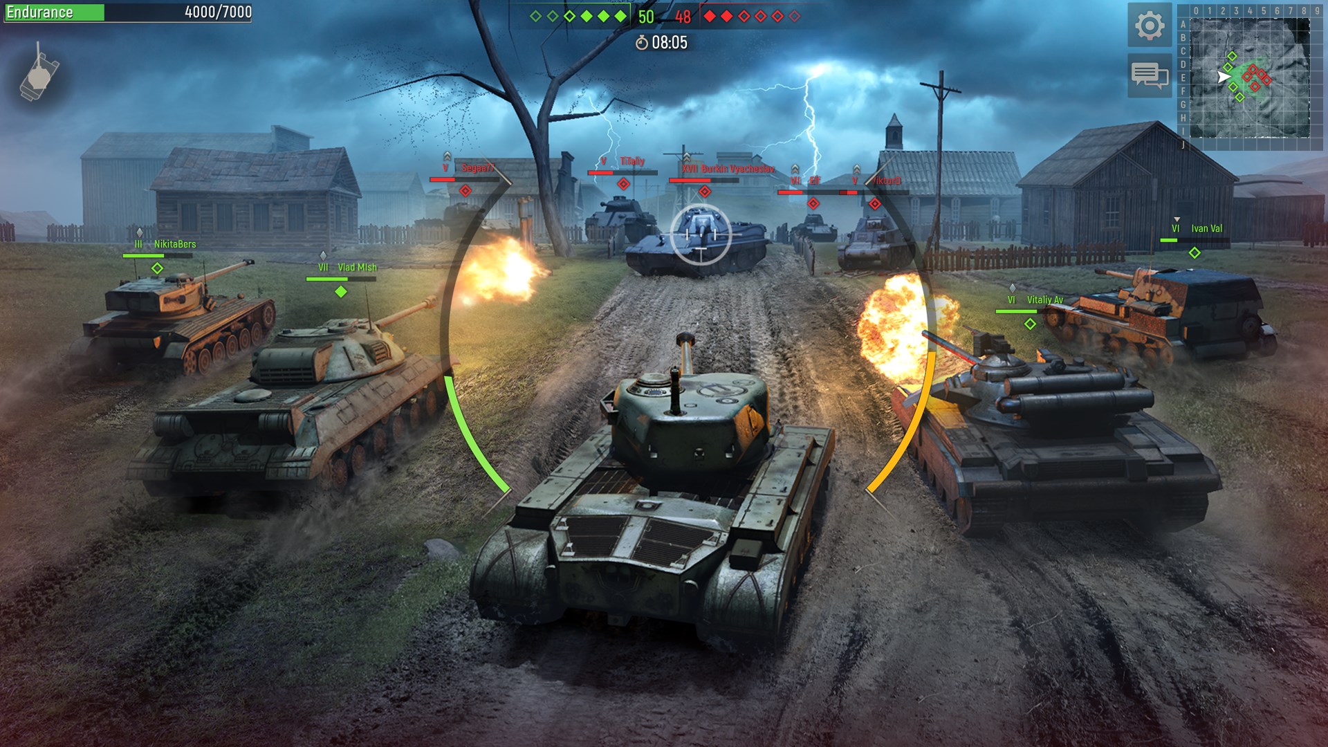 Battle Tanks — Online WW2 PvP Tank Shooter Game