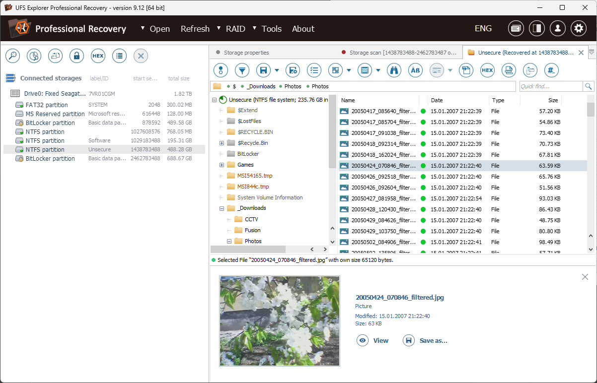 UFS Explorer Professional Recovery