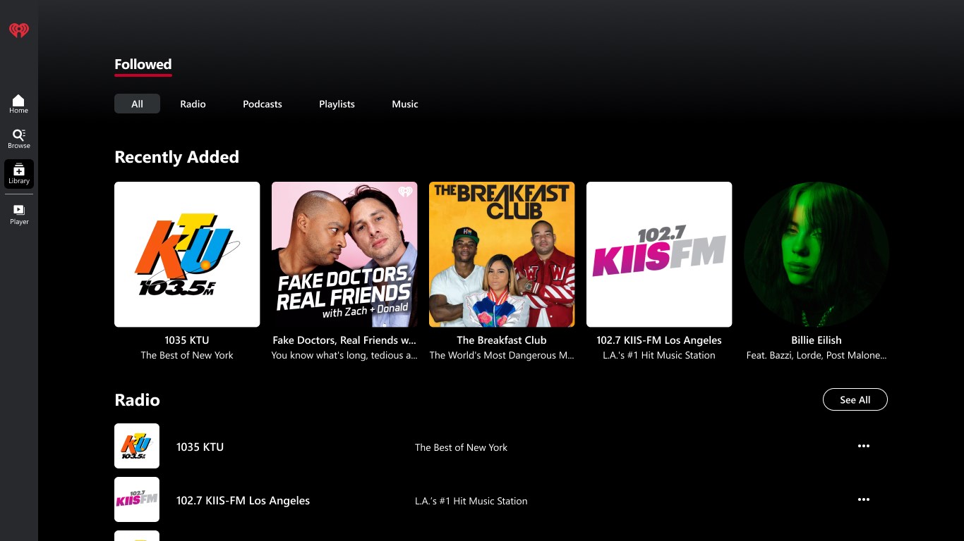 iHeart: Radio, Music, Podcasts