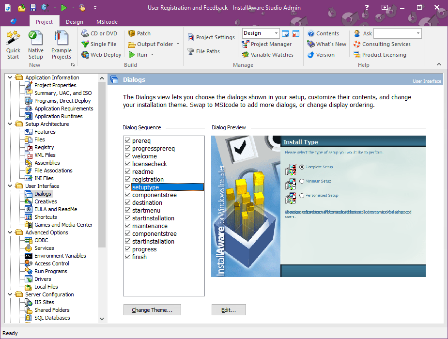 InstallAware Studio Admin