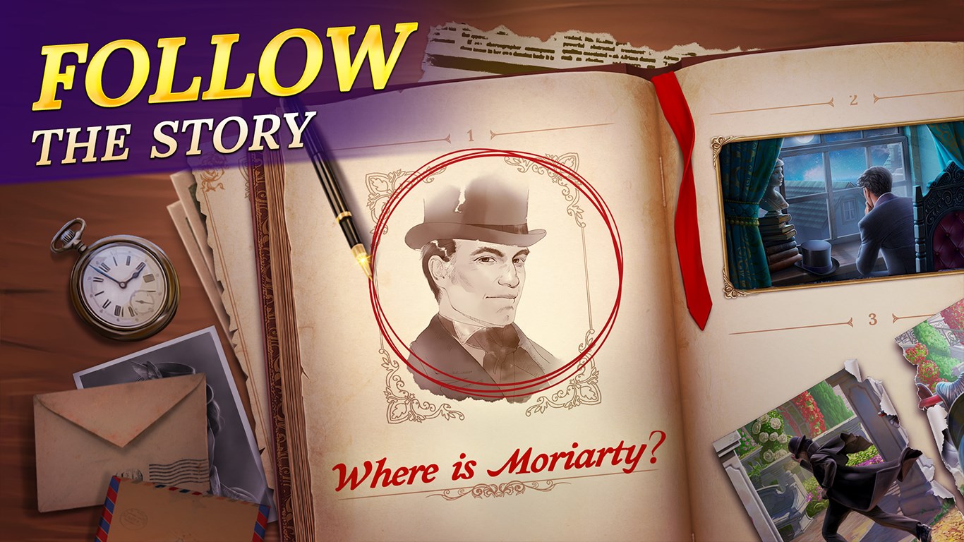 Sherlock: Detective Hidden Object & Match 3 Game