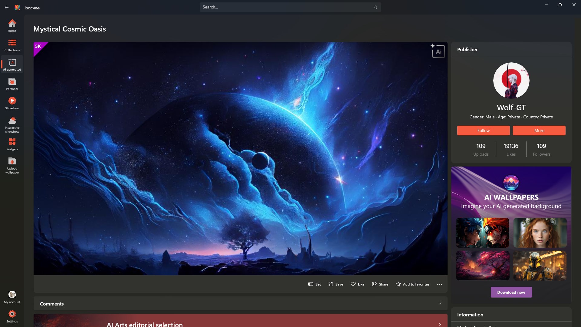 backiee - Wallpaper Studio 10