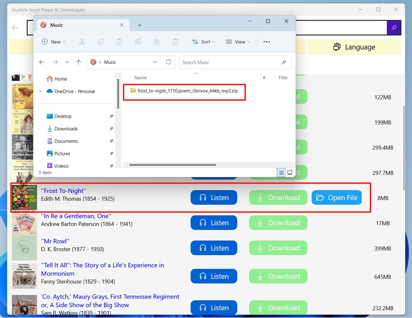 Audible book Player & Downloader