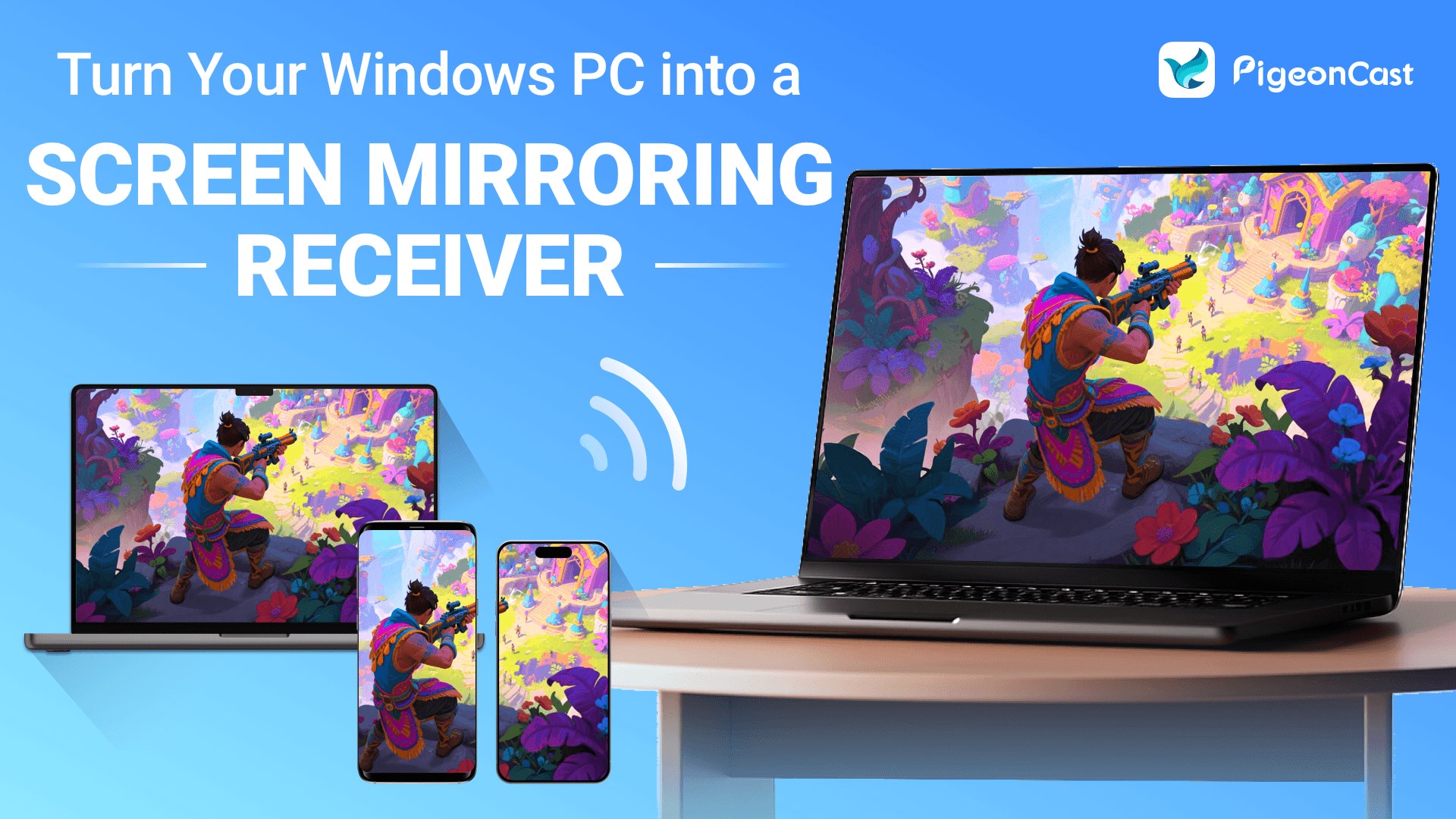PigeonCast - FREE Cast via AirPlay/Google Cast