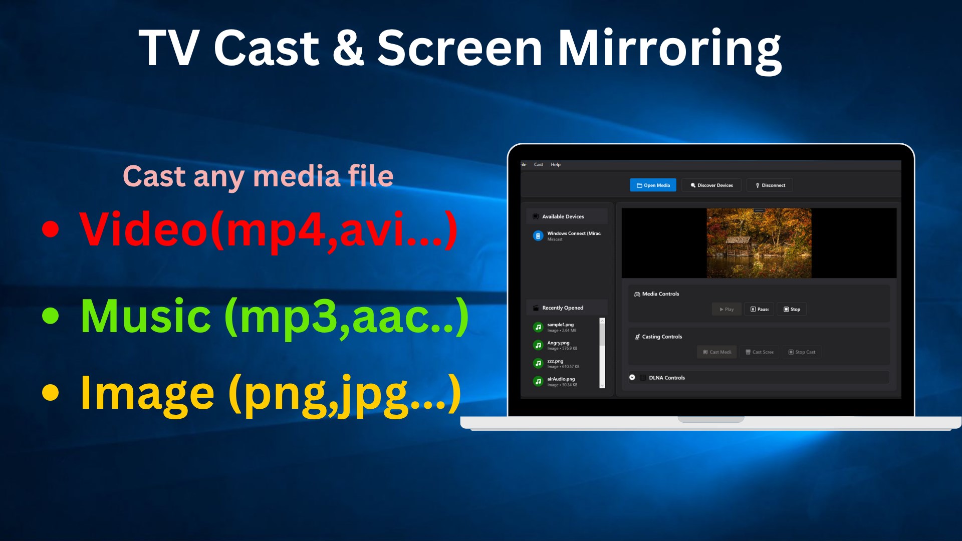 Screen Mirroring - Cast to TV