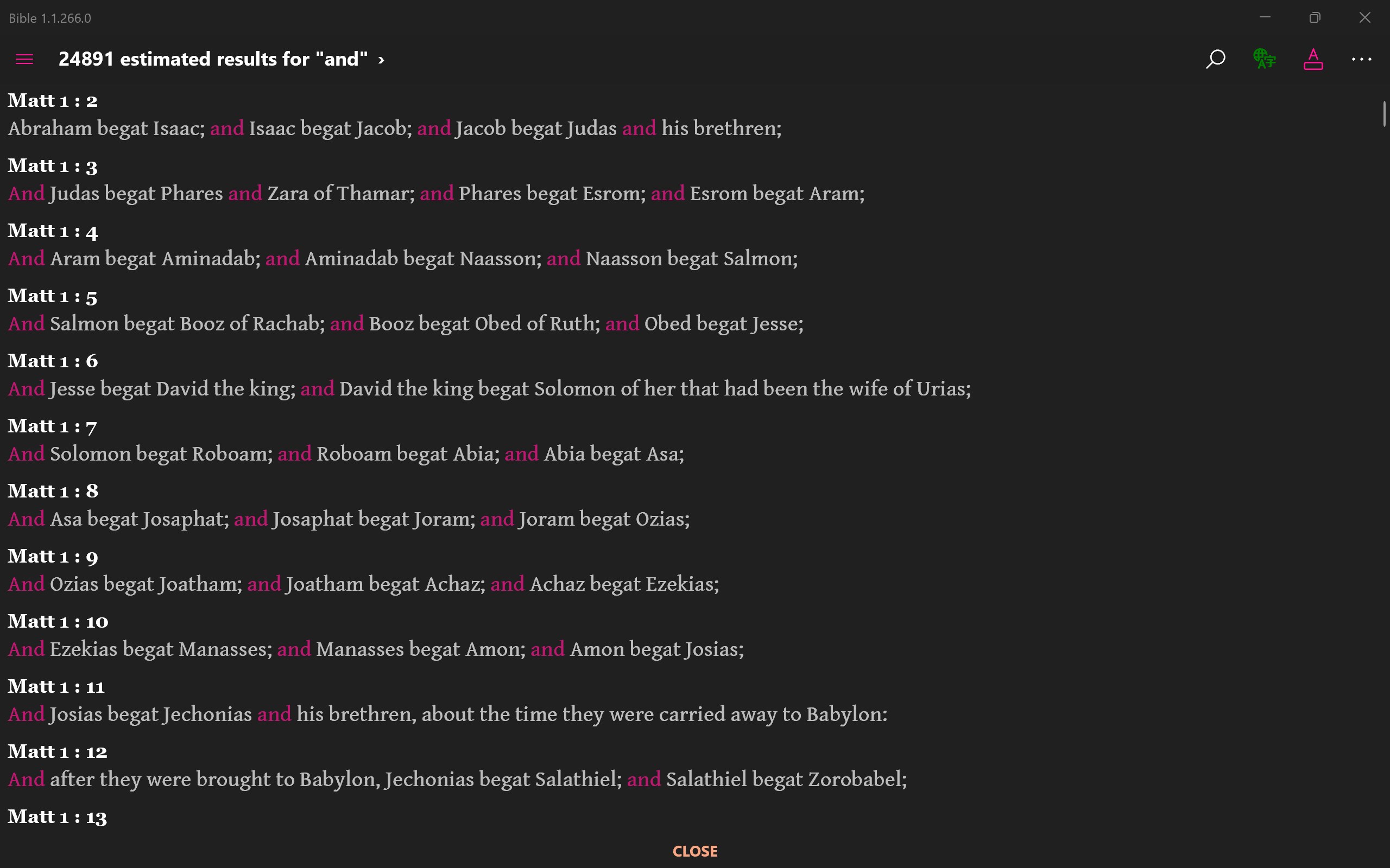 Bible - Multi Version