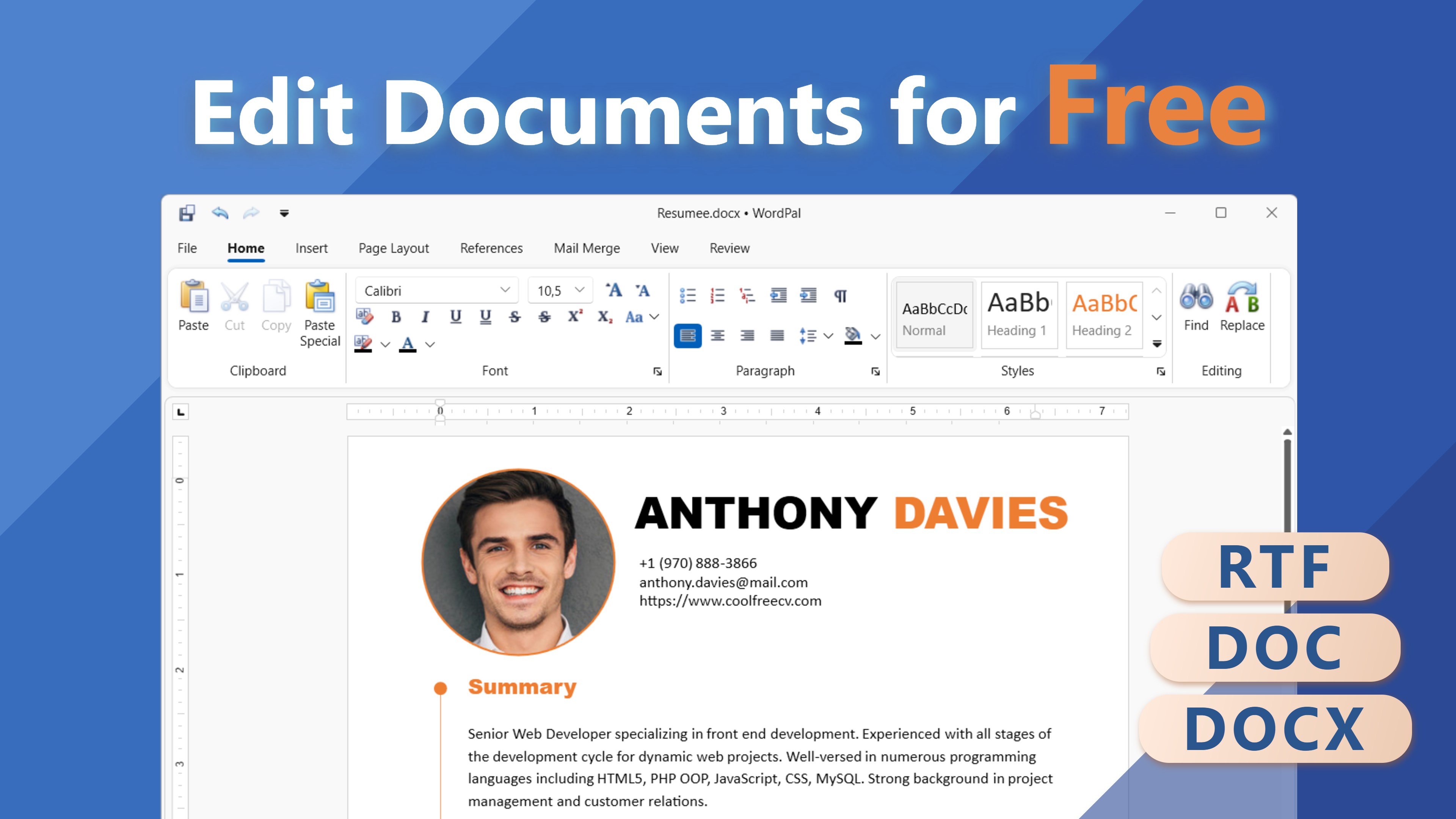 WordPal – Write & Format