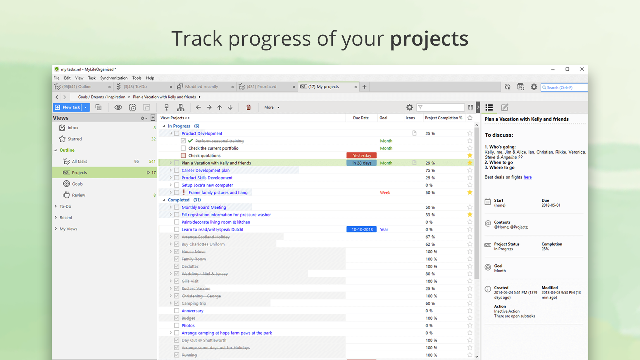 MyLifeOrganized - To-Do List