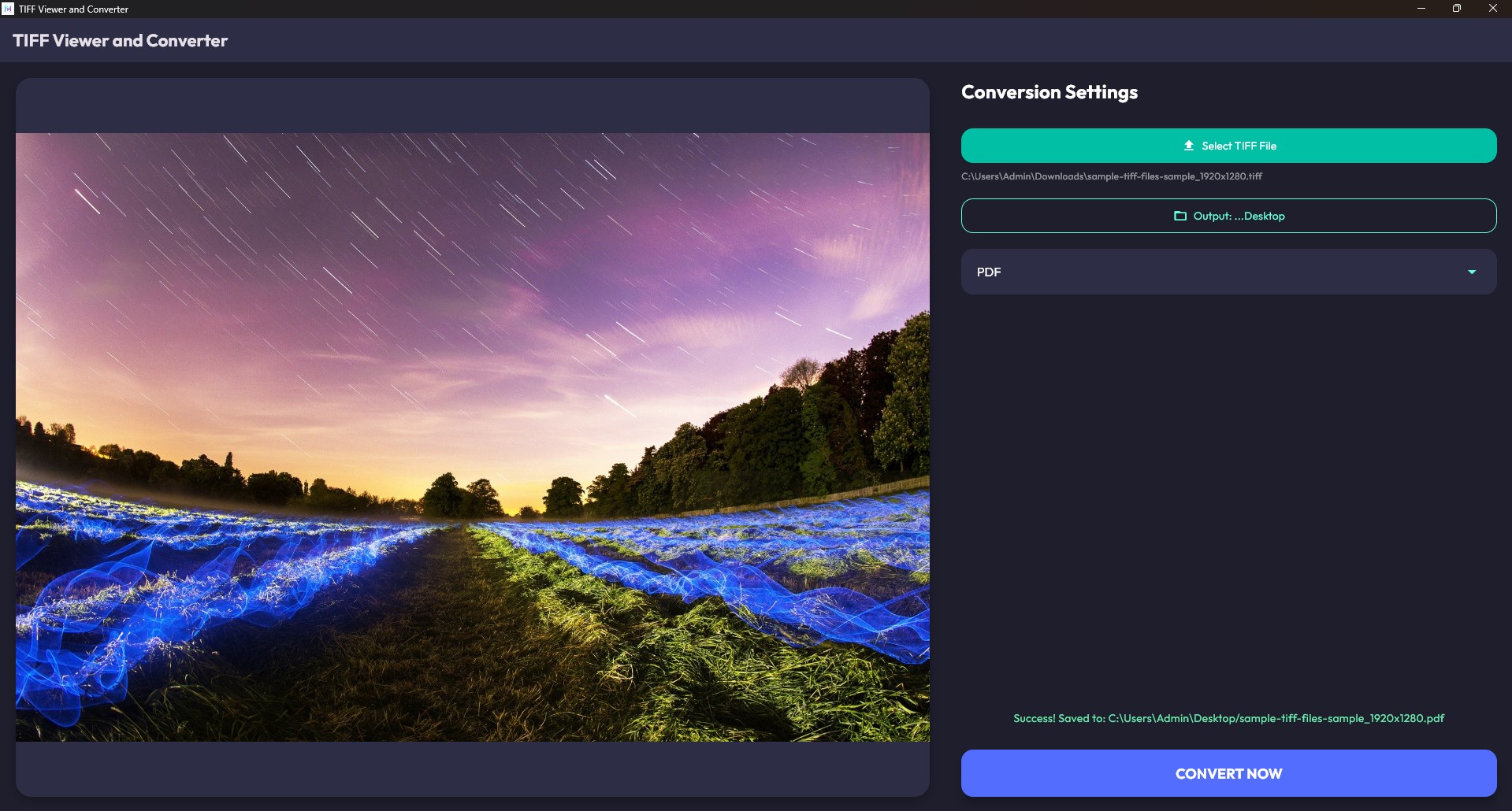 TIFF Viewer and Converter
