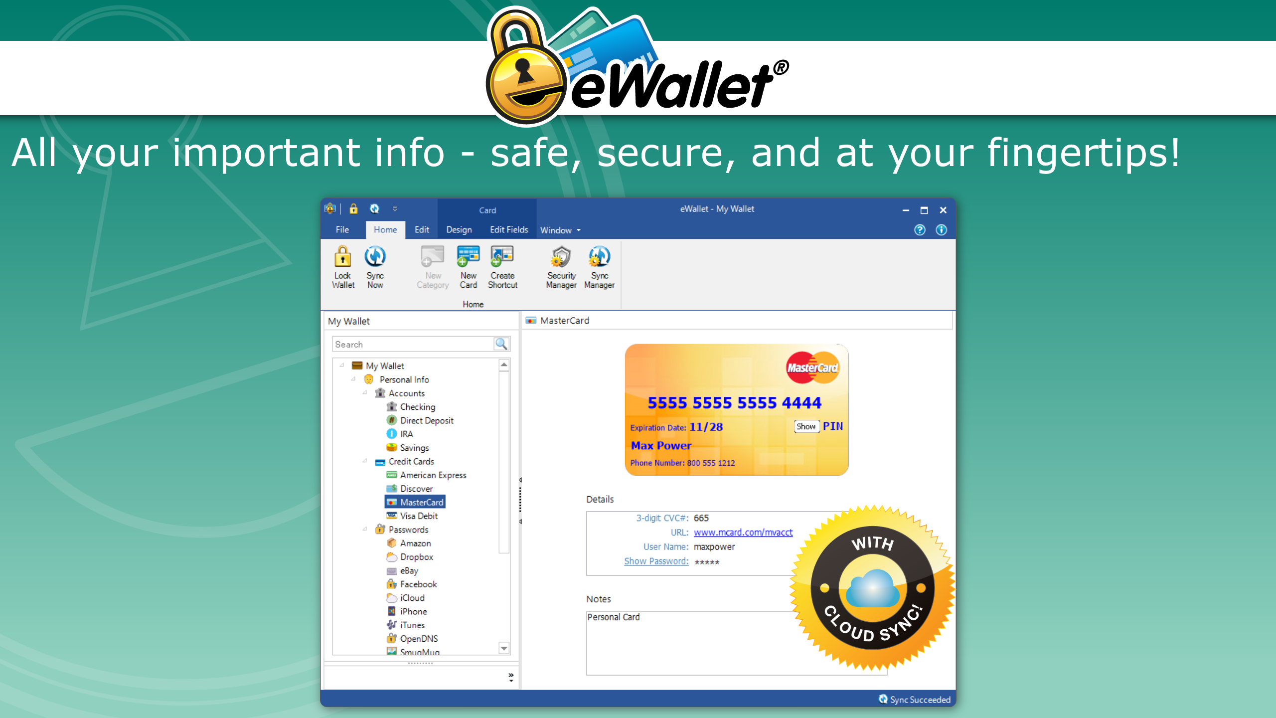 eWallet for Windows