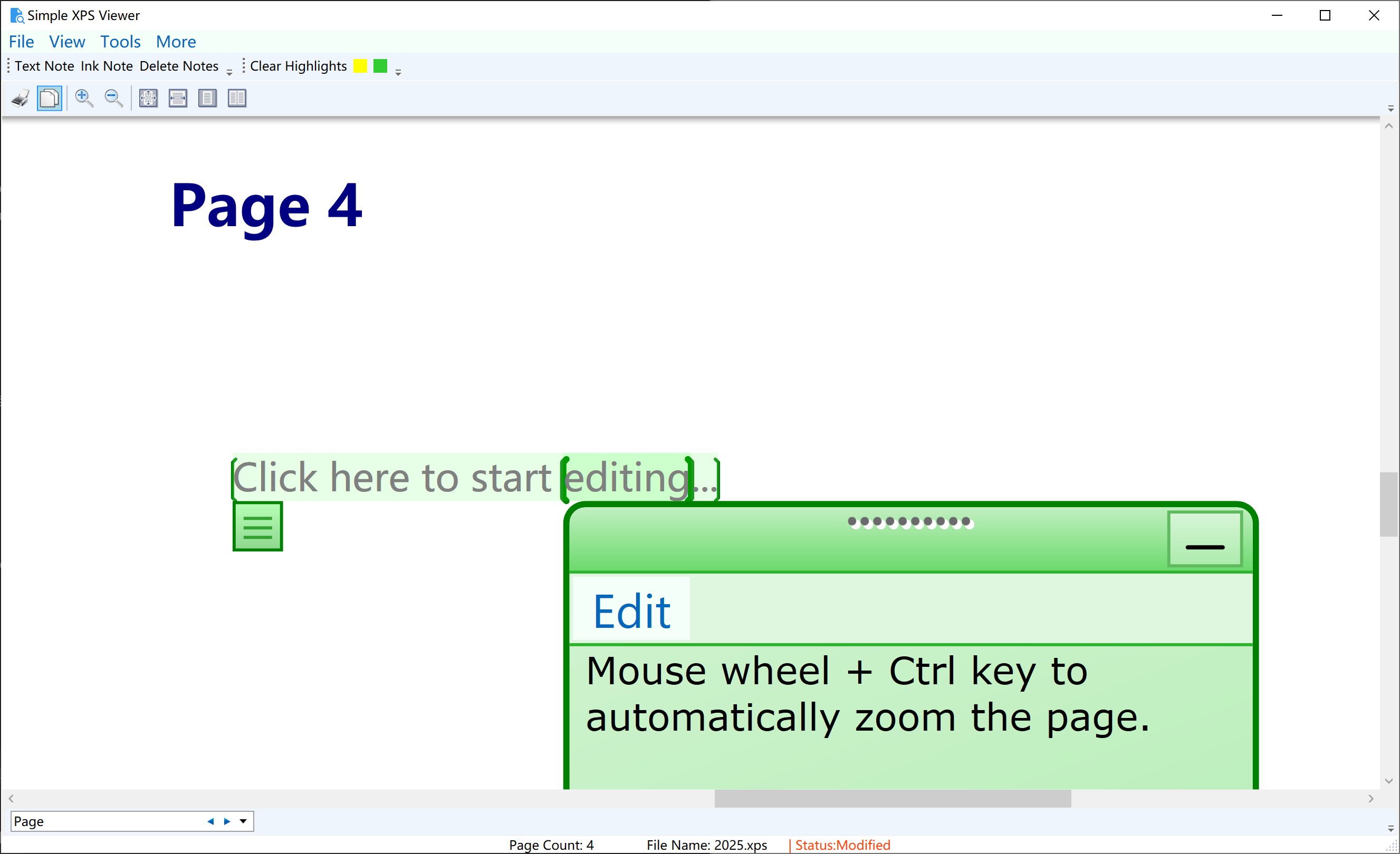 Simple XPS Viewer-XPS Read and Write