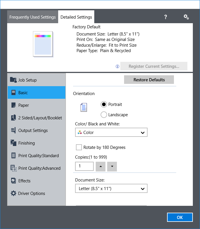 InfoPrint Driver Utility