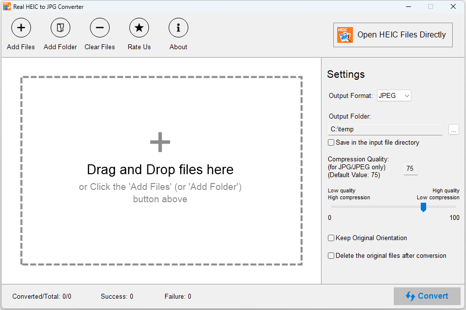 Real HEIC to JPG Converter