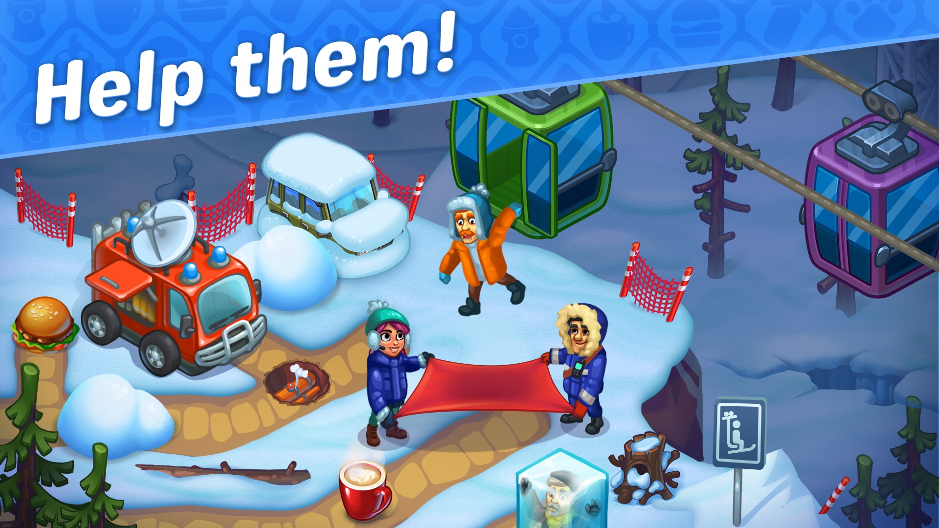 Rescue Dash Time Management Game