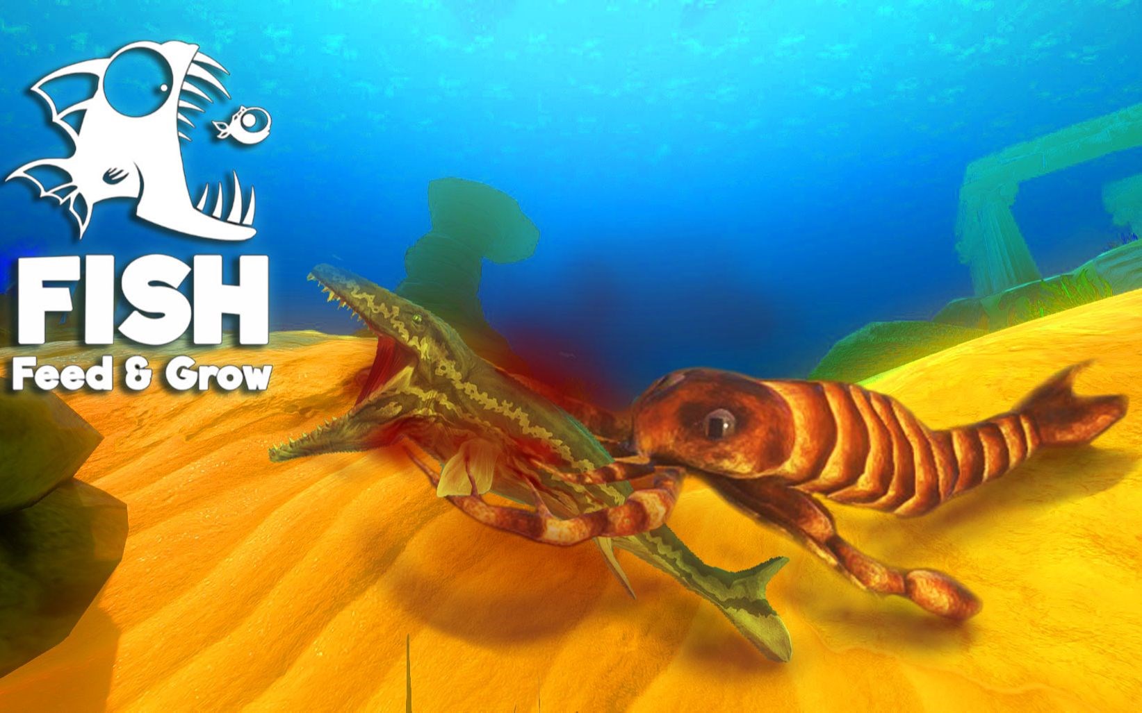 Fish Eat Feed And Grow