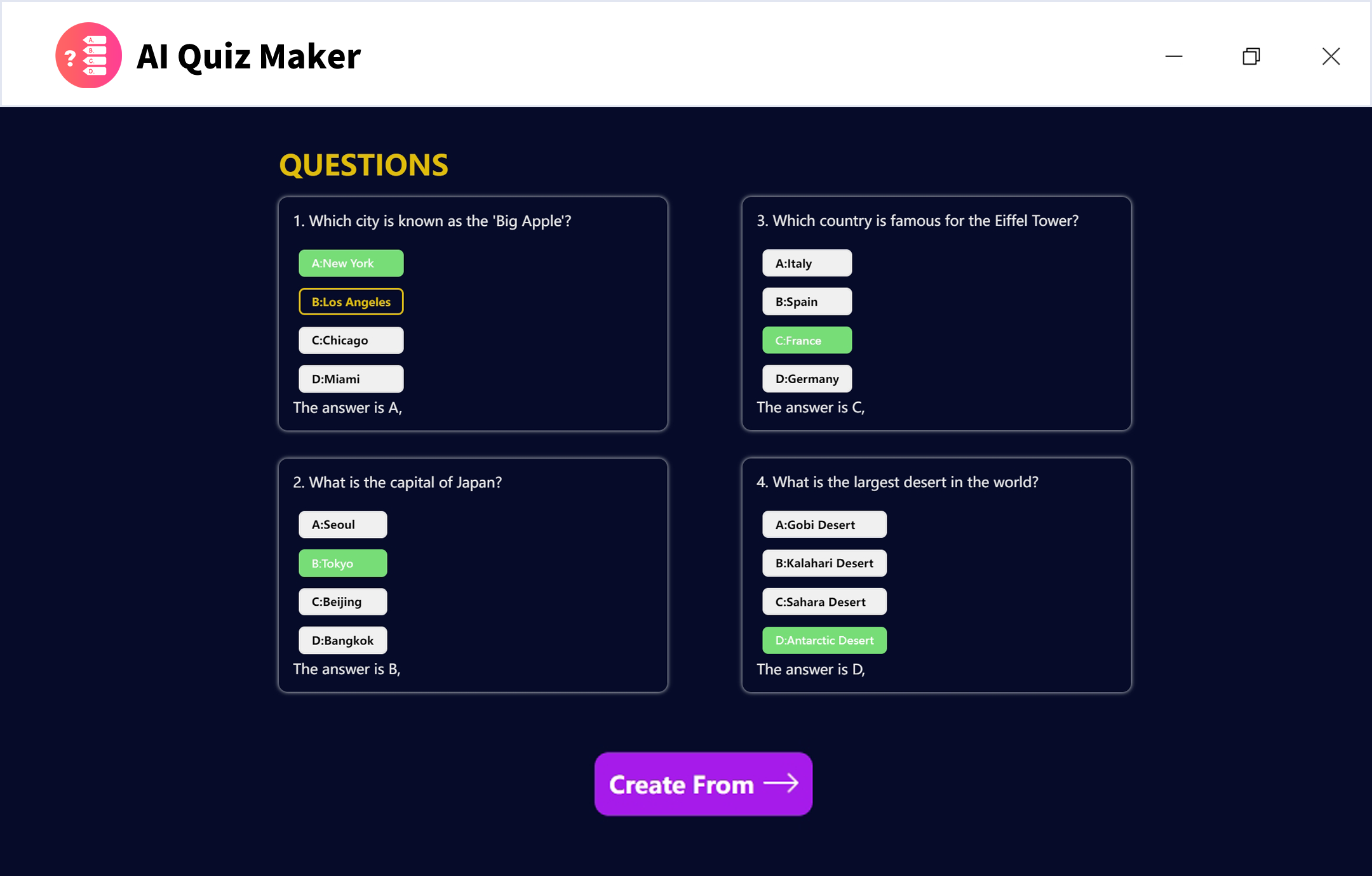AI Quiz Maker